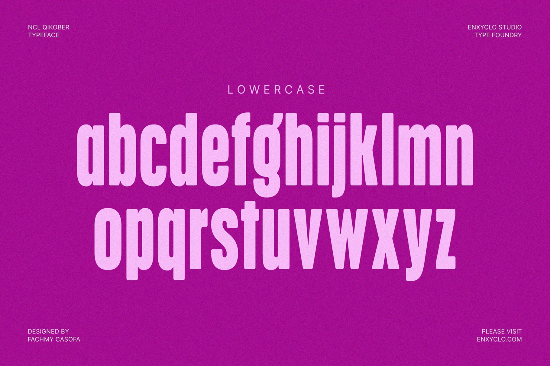 NCL QIKOBER - Bold Rounded Condensed Font NCL QIKOBER - Bold Rounded Condensed Font