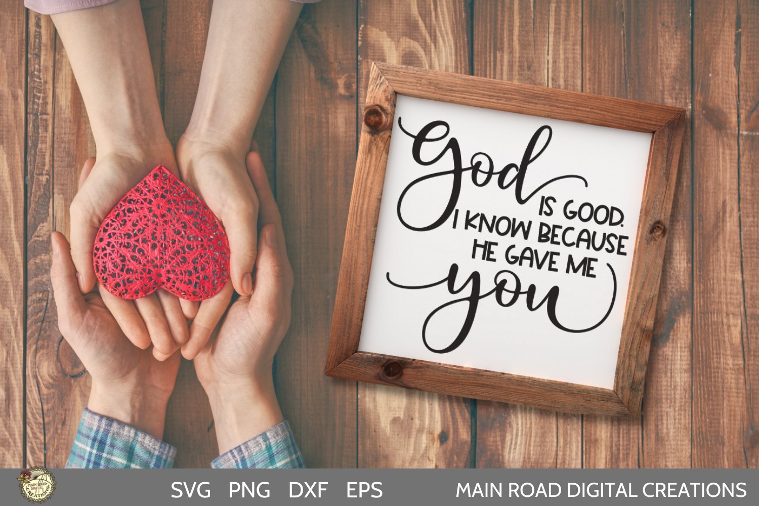God is Good SVG-Religious Quote Christian PNG File, image size:1500x1000