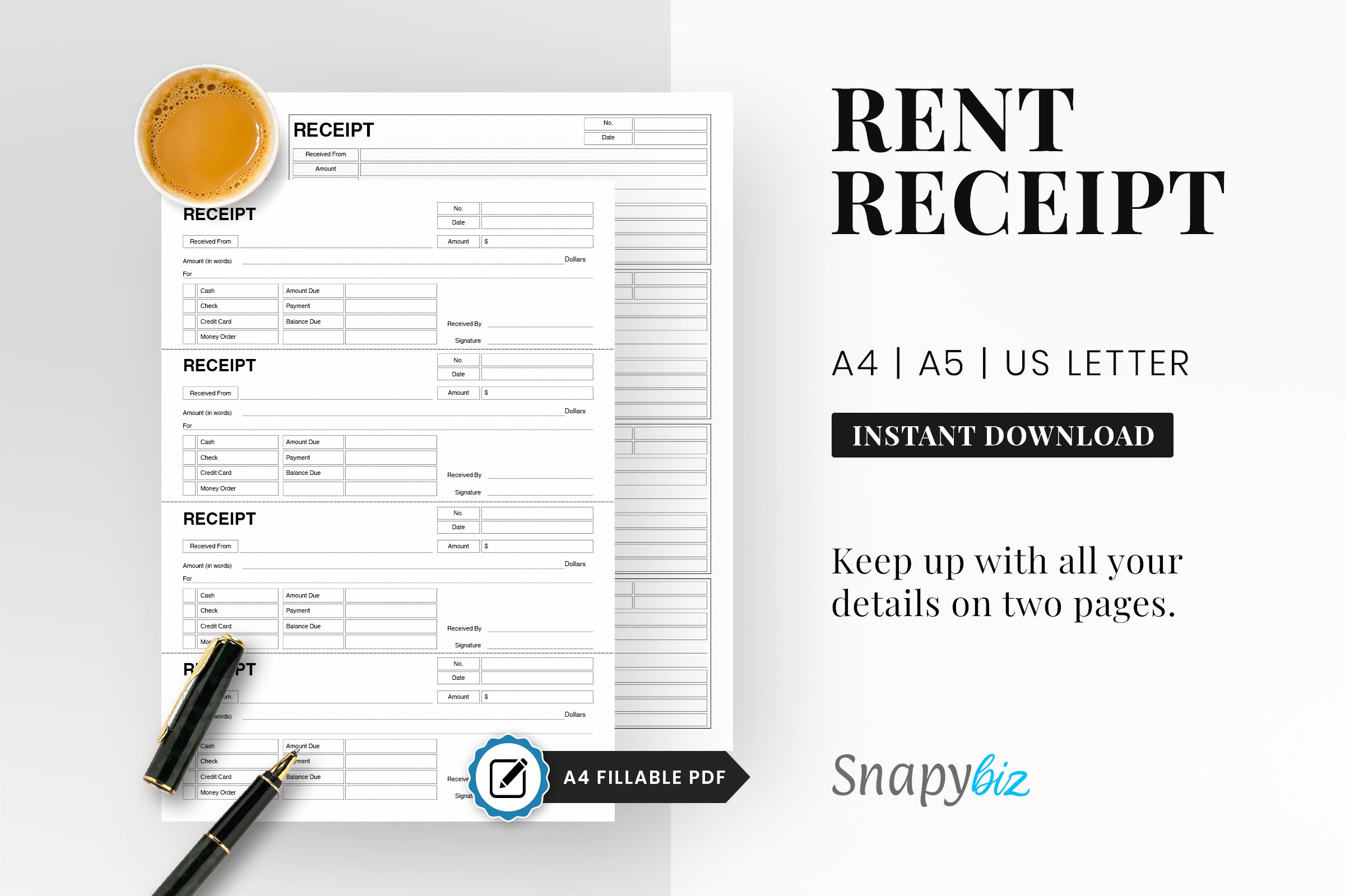 Rent Receipt Rental Receipt Rent Invoice