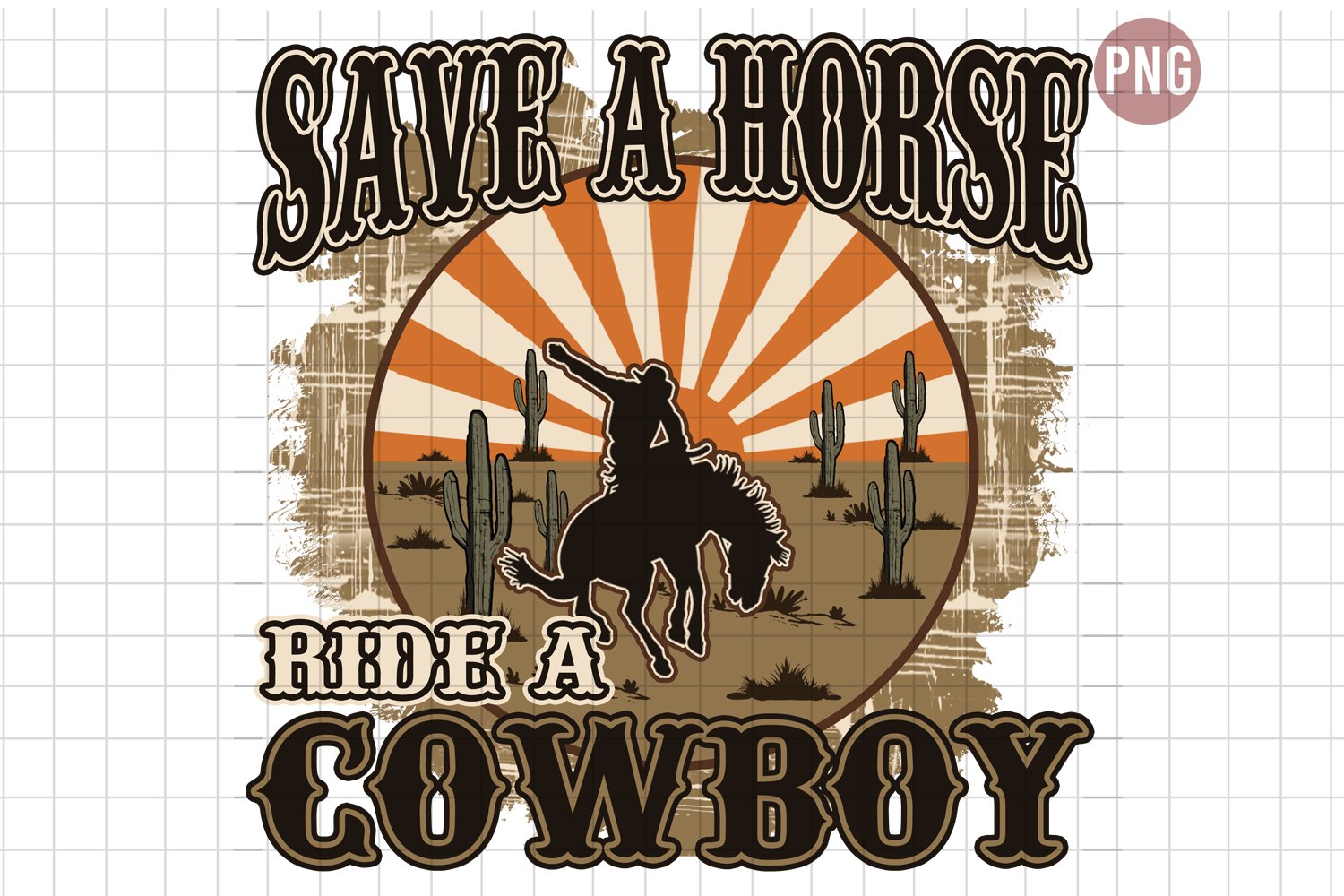 "Save A Horse Ride A Cowboy" Sticker Decal - Outback 4x4 Ute Country Aussie #5770J
