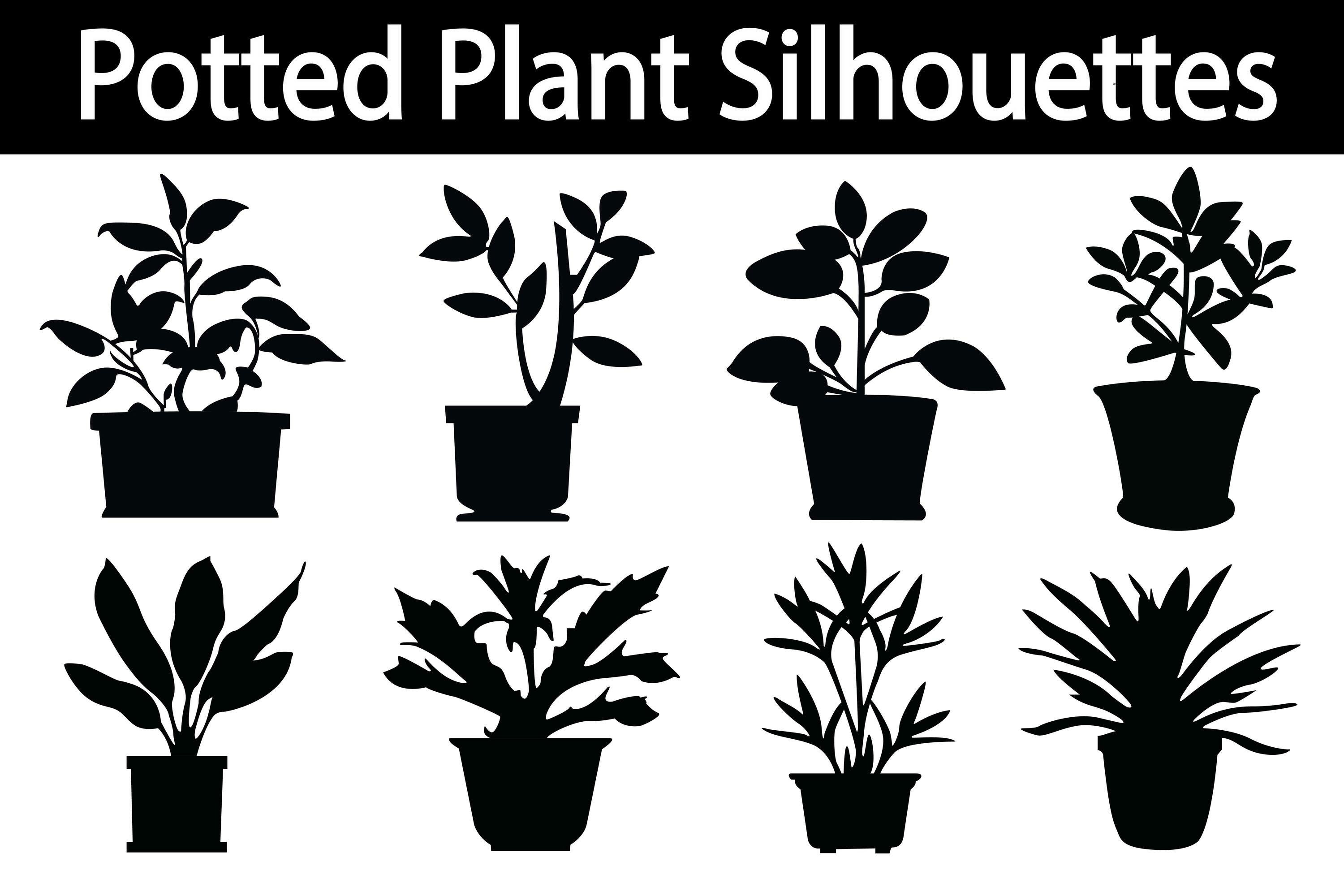 専用 手描きイラスト オリジナル255 set-of-potted-plant-