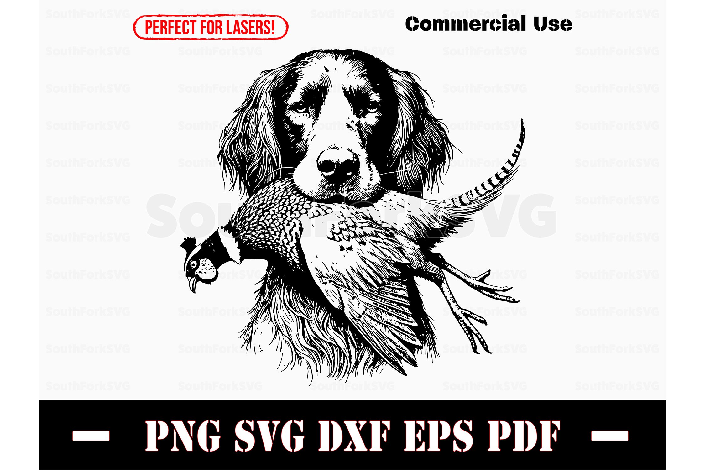 Black And Tan Working English Cocker Spaniel Portrait Black Tan - Main Image