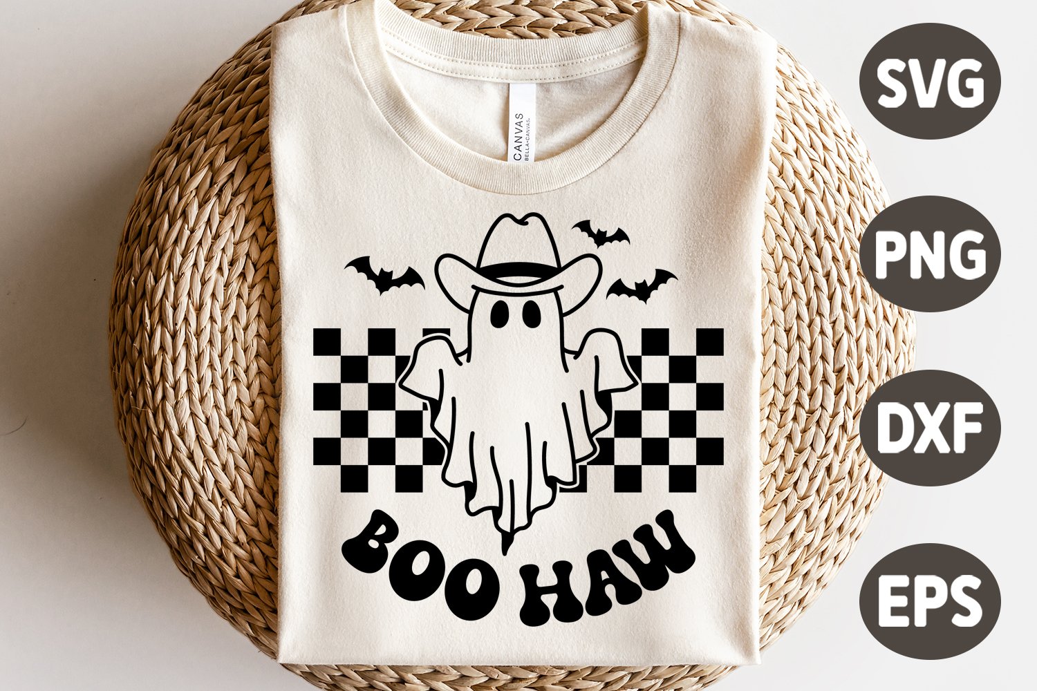 Boo Haw Fantôme De Cowboy Amusant, Western Halloween, Country T-Shirt