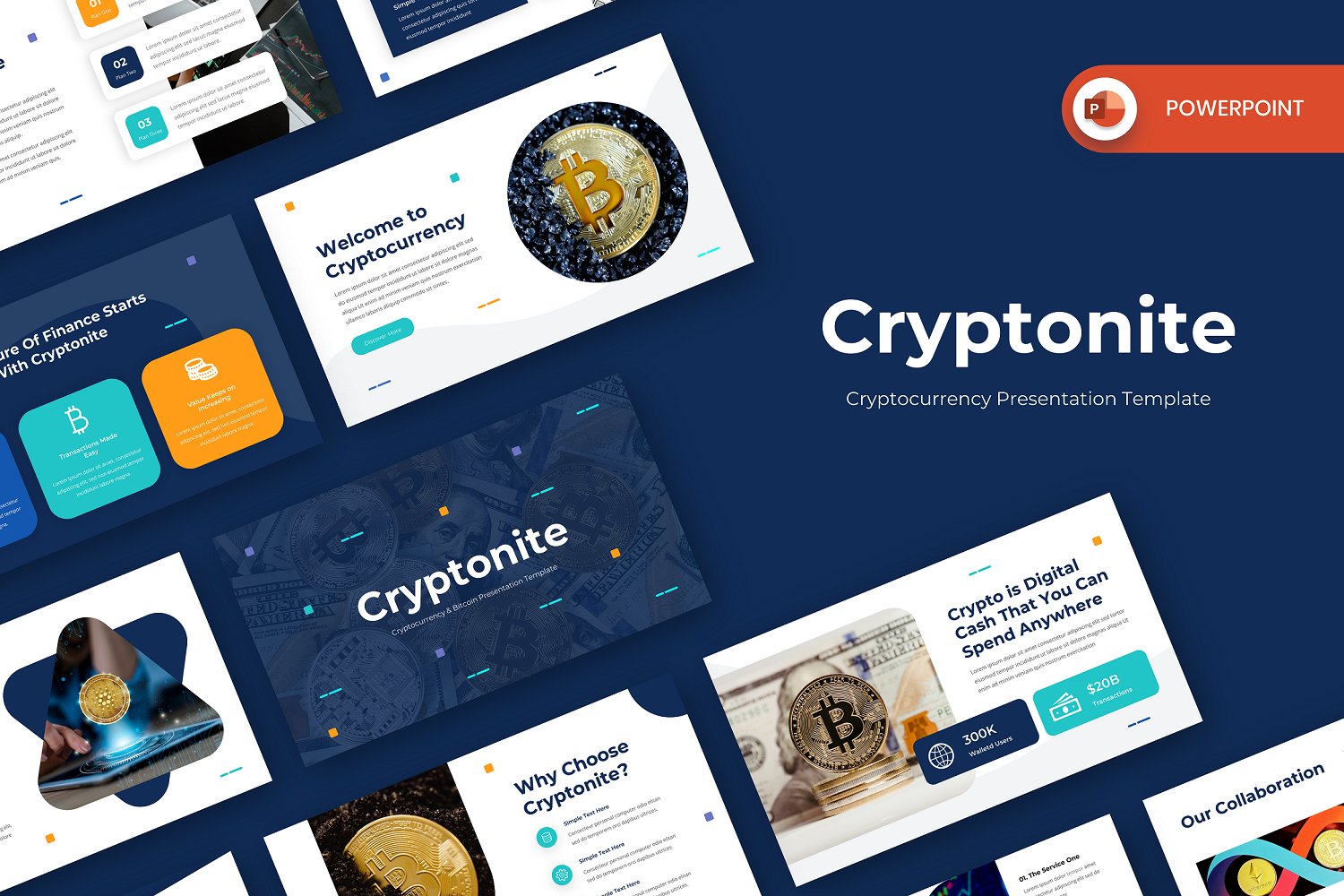 Cryptonite - Cryptocurrency PowerPoint Template