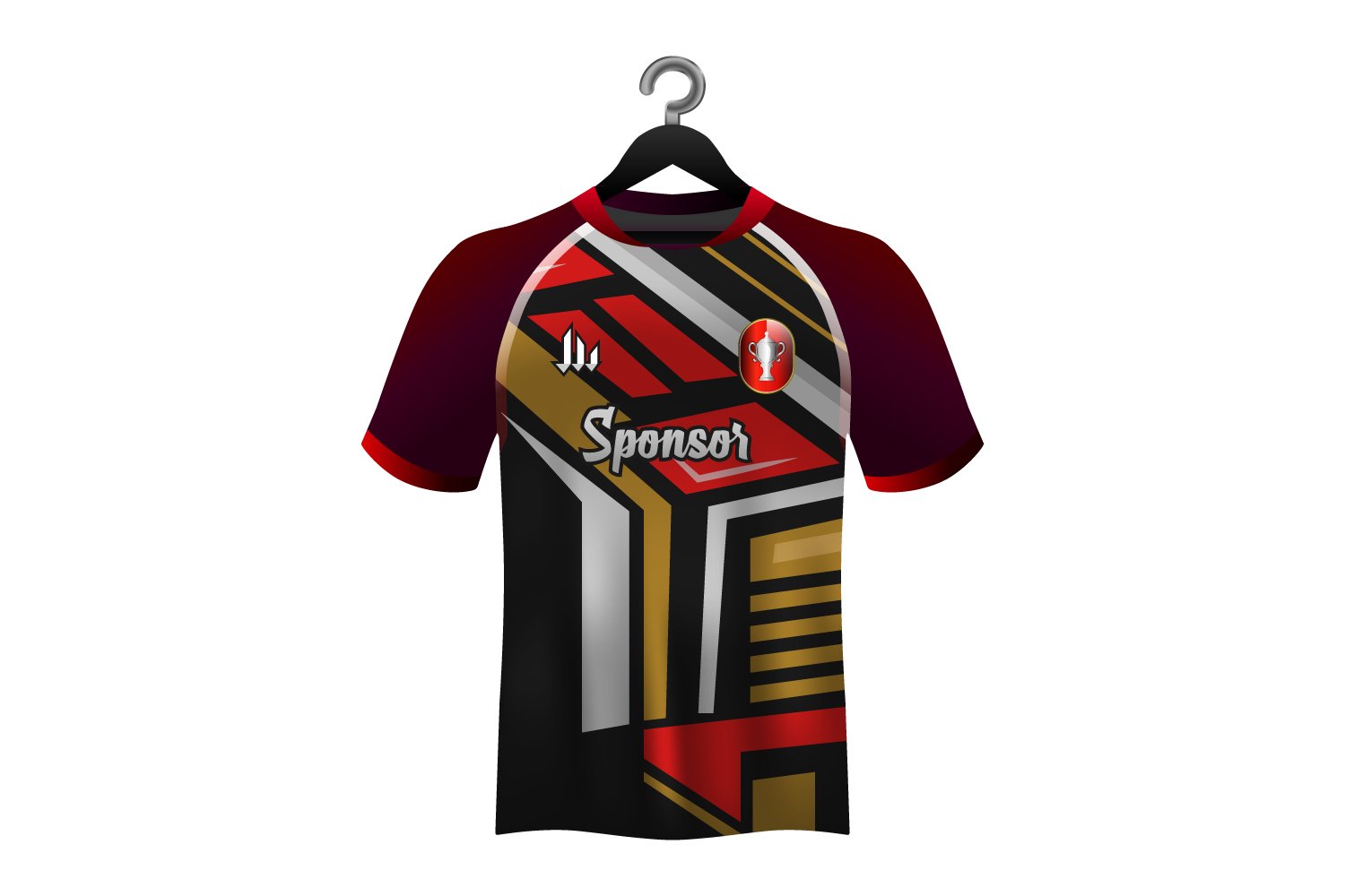 Sport jersey sublimation mockup t shirt graphic