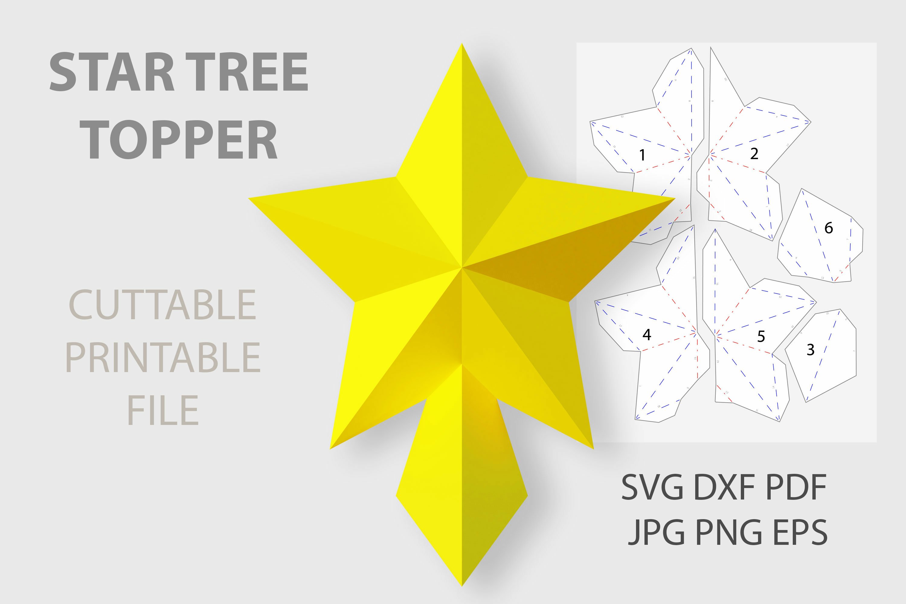 Printable Christmas Tree Star Rossy Printable Printable Christmas Tree Star Rossy Printable