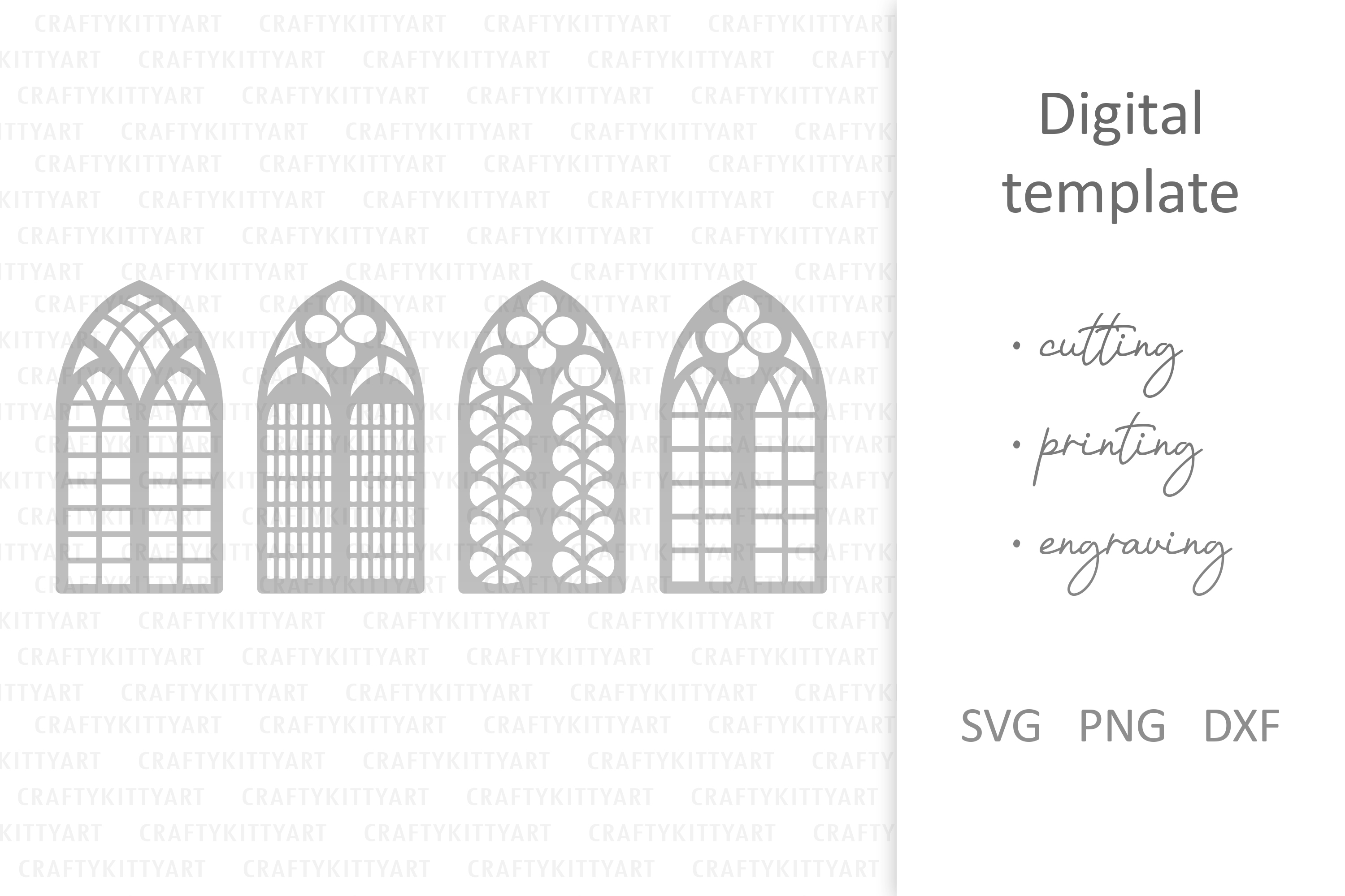 Church Window Patterns Vector Church Window Template