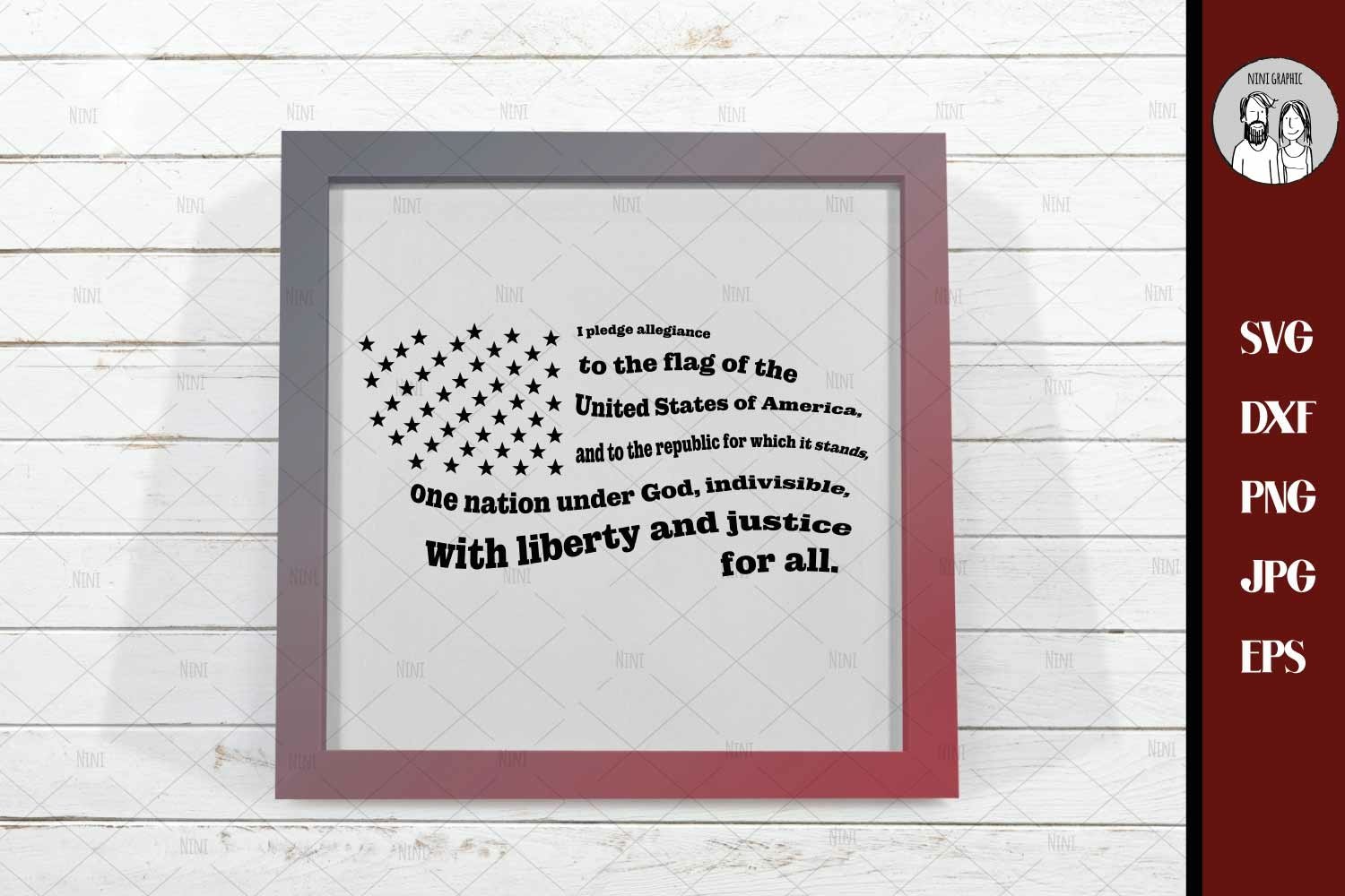 Pledge Of Allegiance Flag Svg Free 272 Svg File Cut Cricut