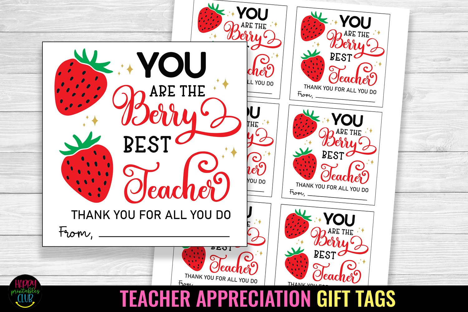 Happy Teacher Appreciation Gift Tag I Teacher Appreciation happy-teacher-appreciation-gift-tag-i-teacher-appreciation
