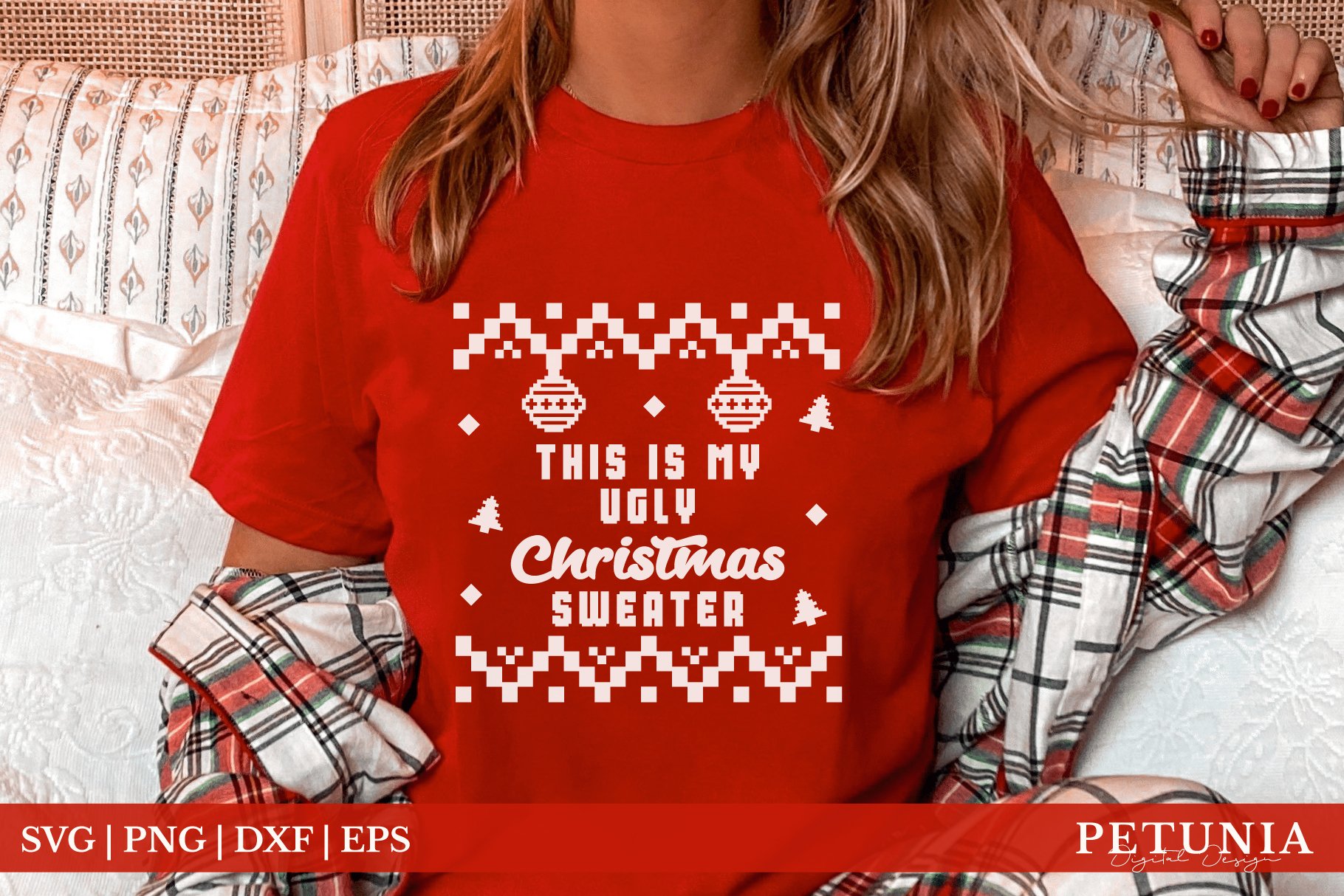 Svg Christmas Ugly Christmas Sweater Cricut This Is My Ugly
