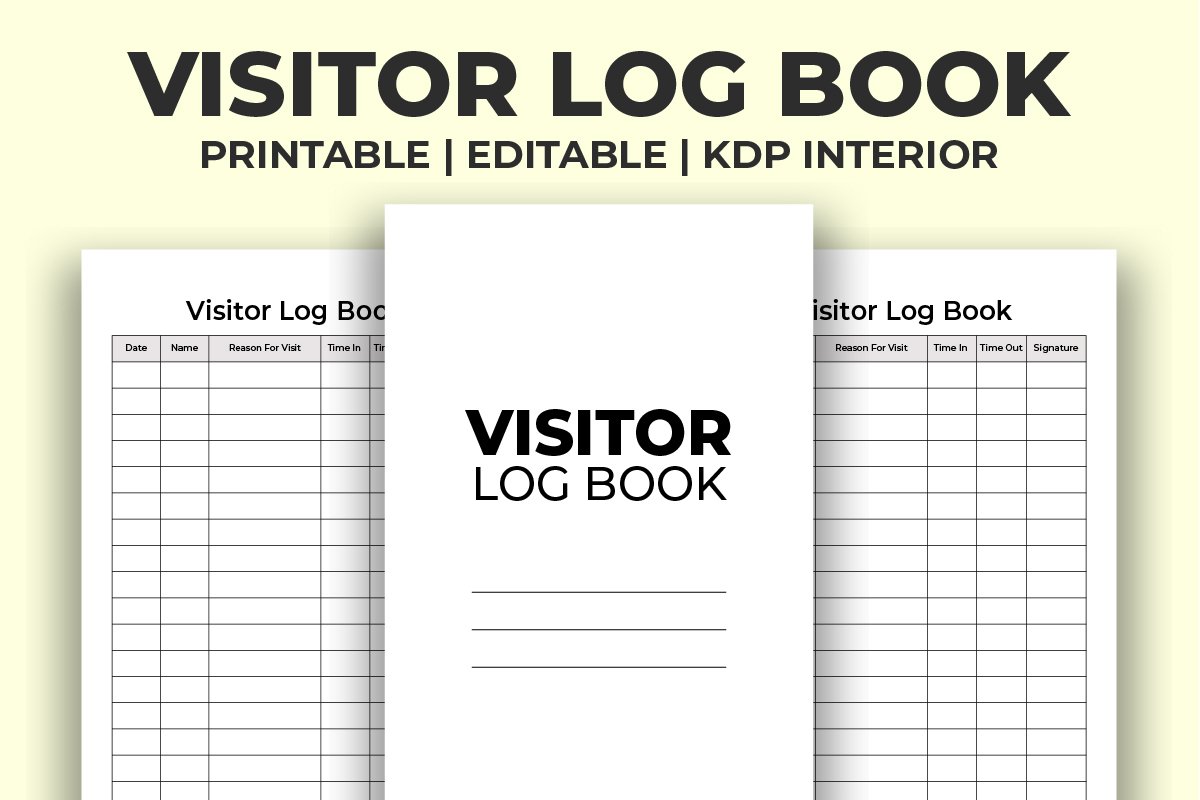 Visitor Log Book KDP Interior (2421053)