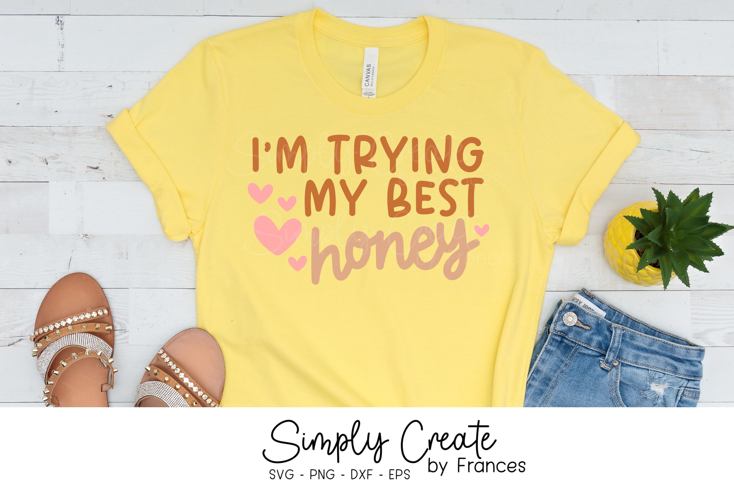 trying my best t shirt