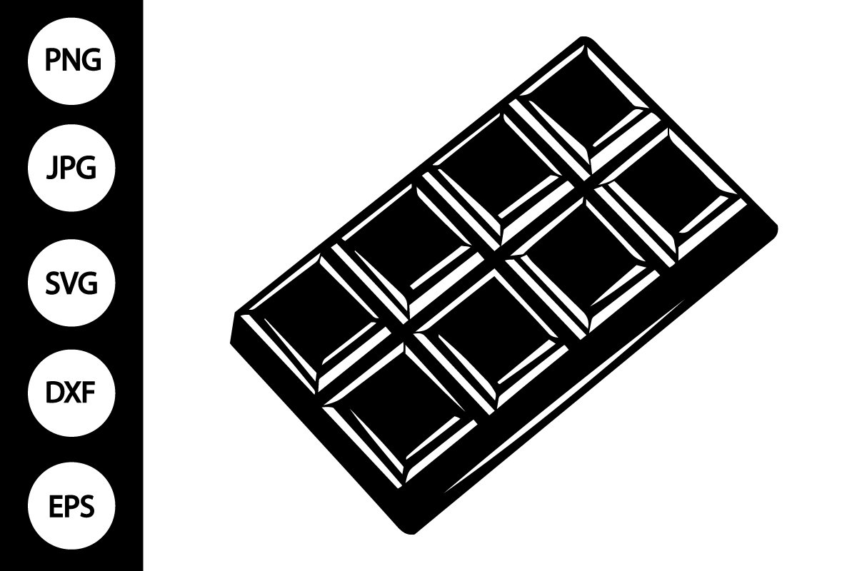 Silhouette Chocolate Bar SVG (5097295)