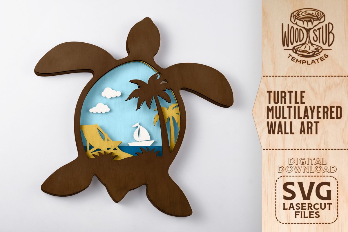 Free Free Layered Turtle Svg 691 SVG PNG EPS DXF File