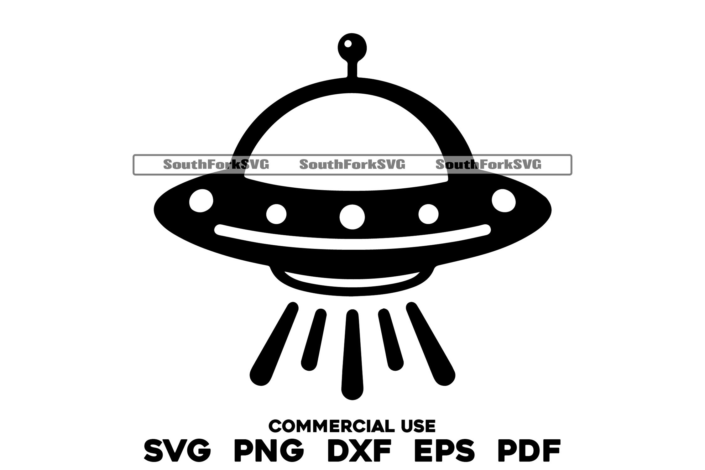 Cute UFO Spaceship Alien SVG PNG DXF EPS PDF, image size:2250x1500