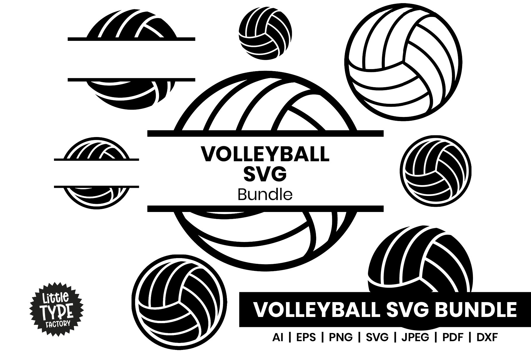 VOLLEYBALL SVG \u0026 VOLLEYBALL PNG Bundle, image size:1820x1214