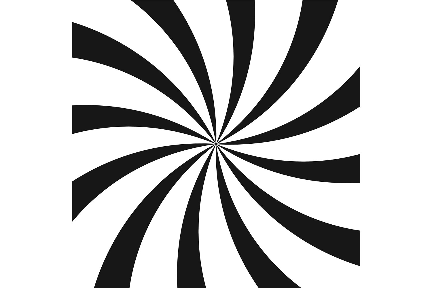 Black twirl lines. Curve rotating effect background, image size:1500x1000