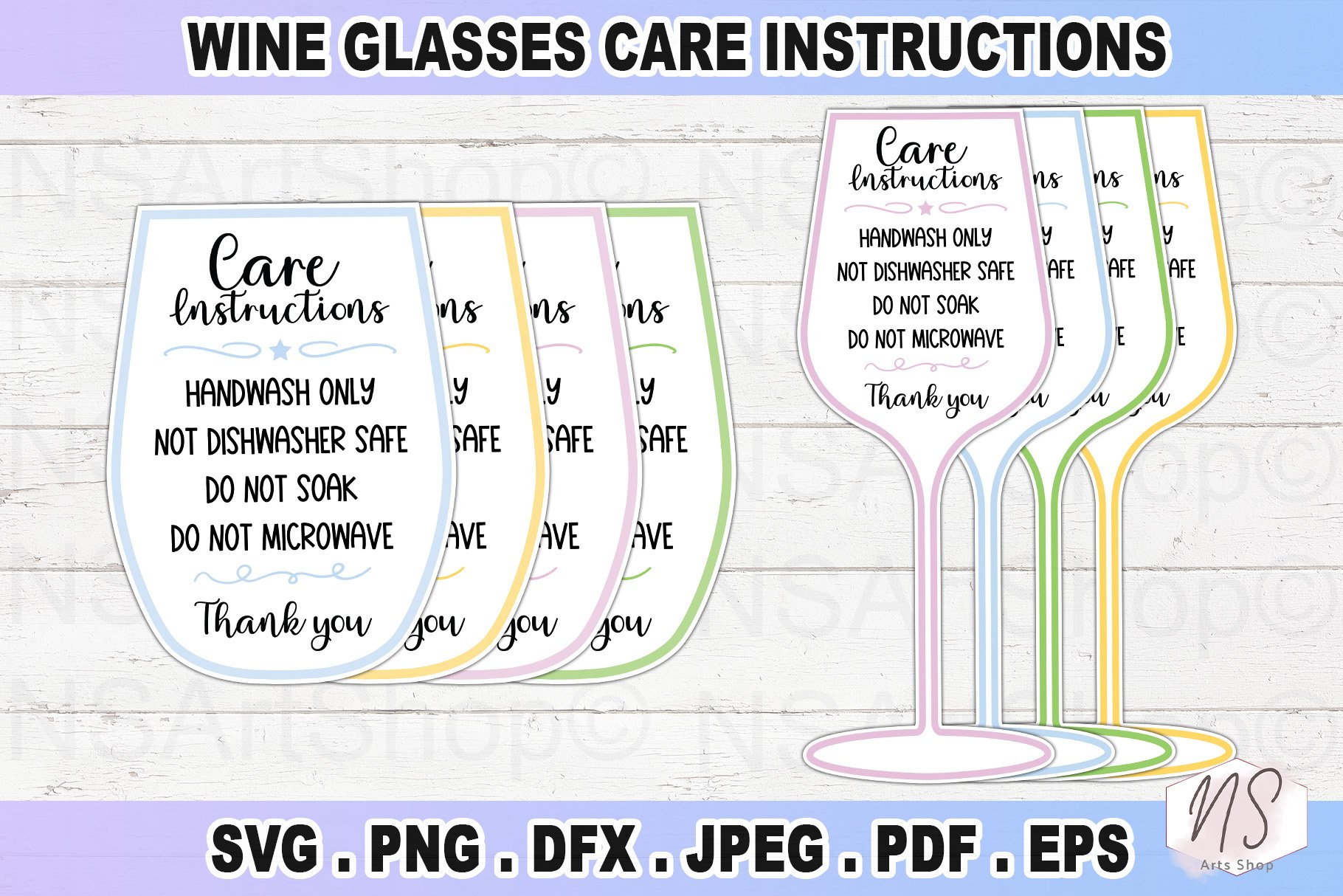 Wine Glass and Stemless Printable Care Card Instructions wine-glass-and-stemless-printable-care-card-instructions