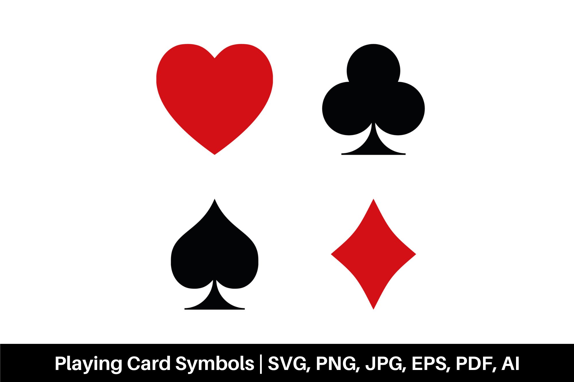 Printable Playing Card Symbols Printable Playing Card Symbols