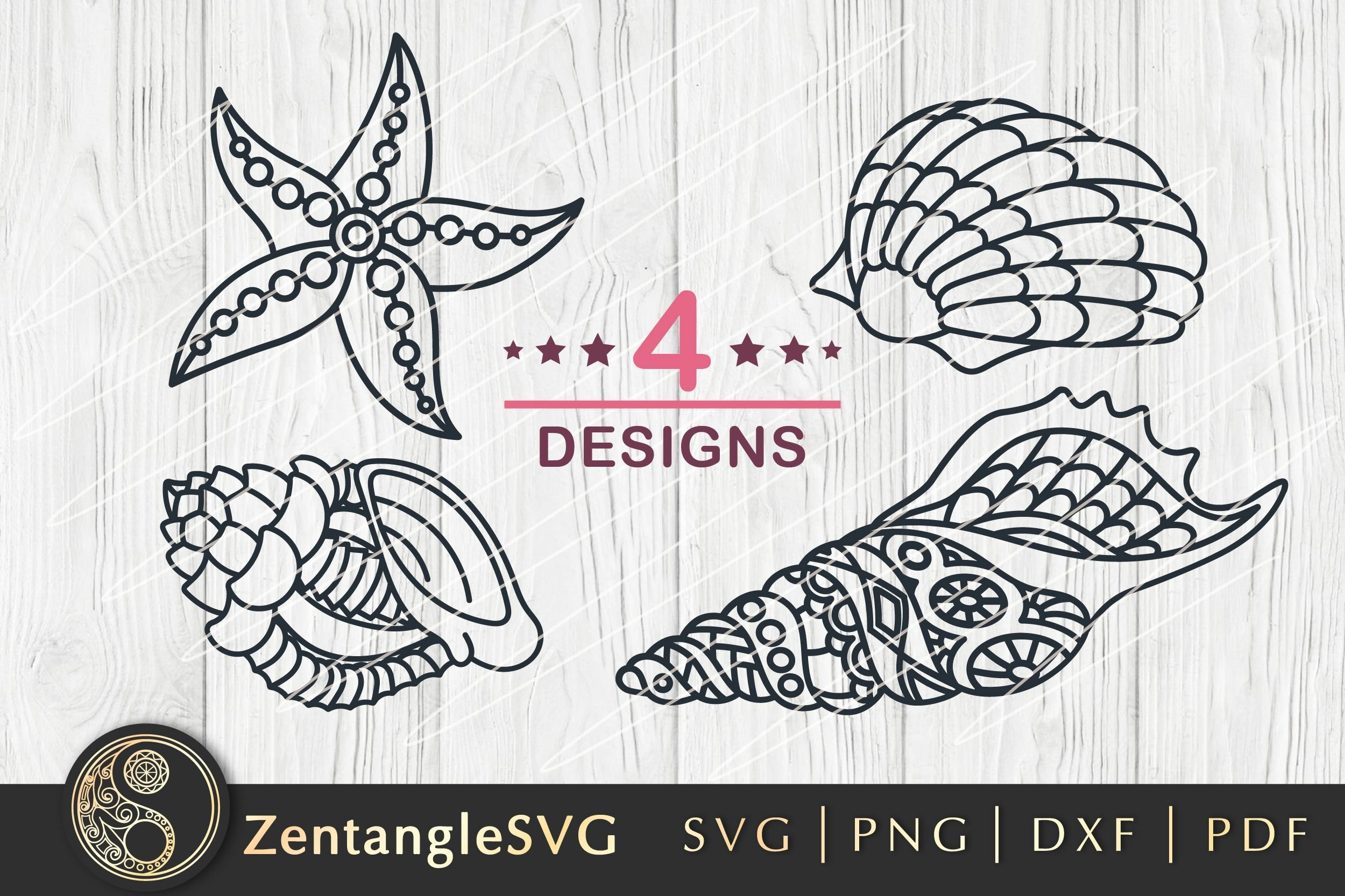 Sea Shells SVG, Starfish SVG, Nautical SVG, Shell SVG bundle (1826392 ...
