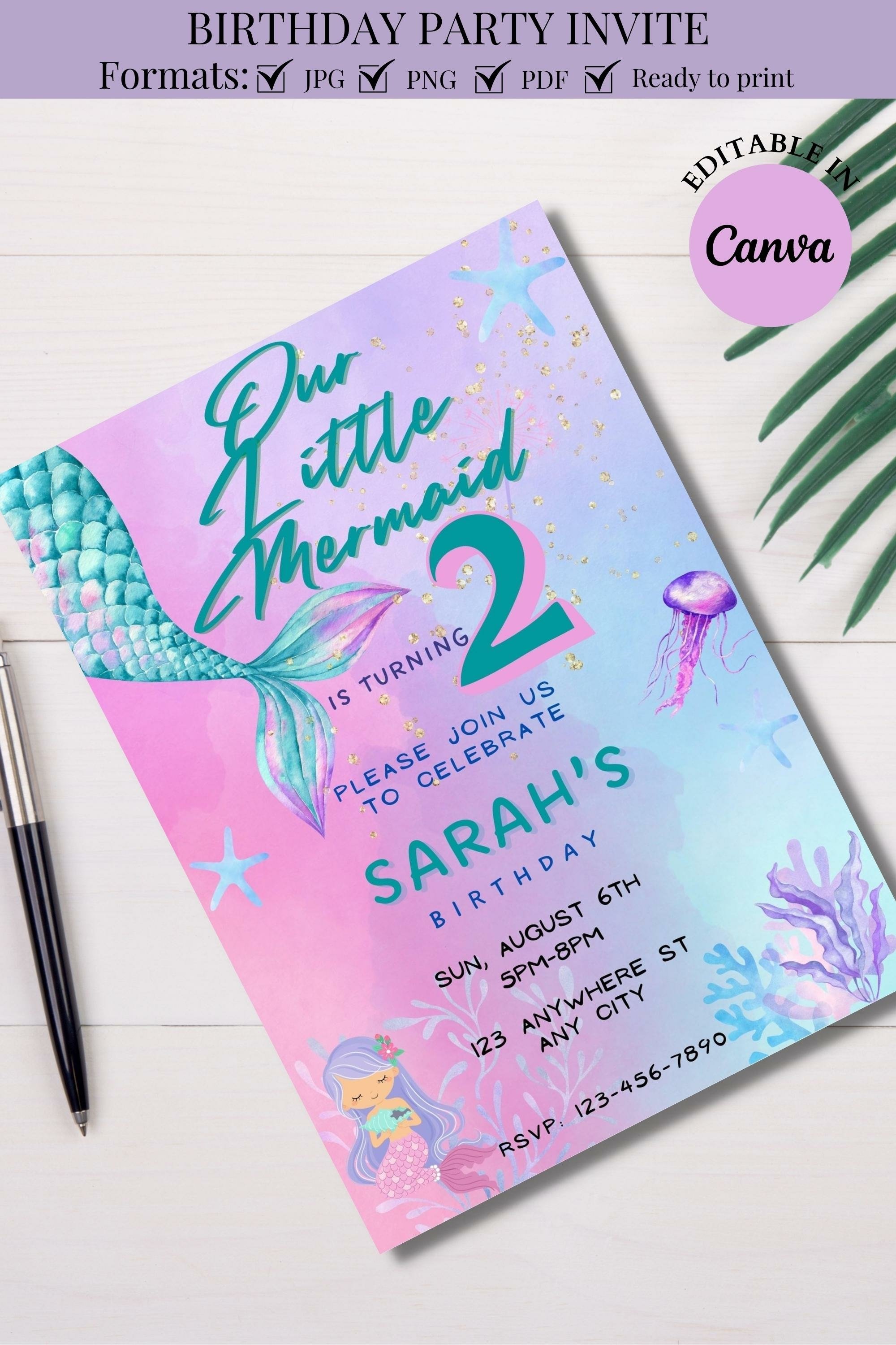 Printable Birthday Party Invite Template (2037883)