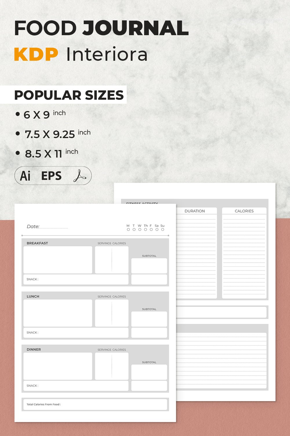 Food Journal | KDP Interior Template (2075632)