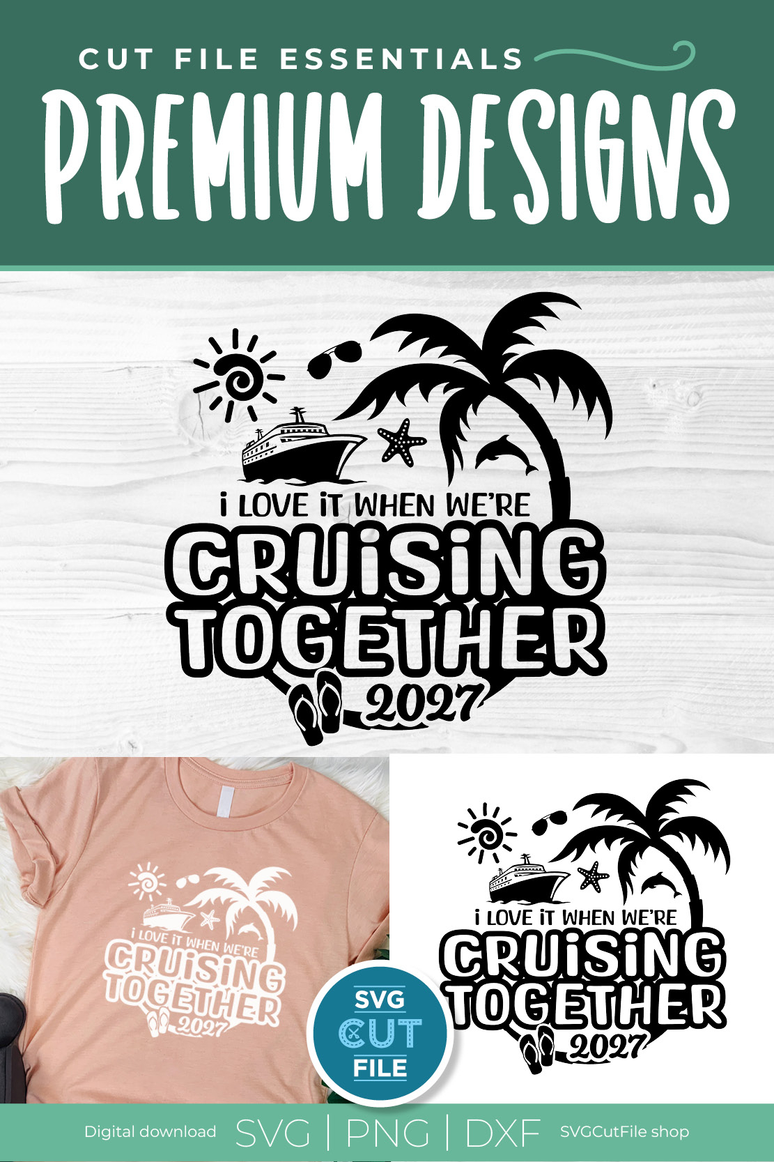 2027 Wife and Husband Trip svg - Cruising Together
