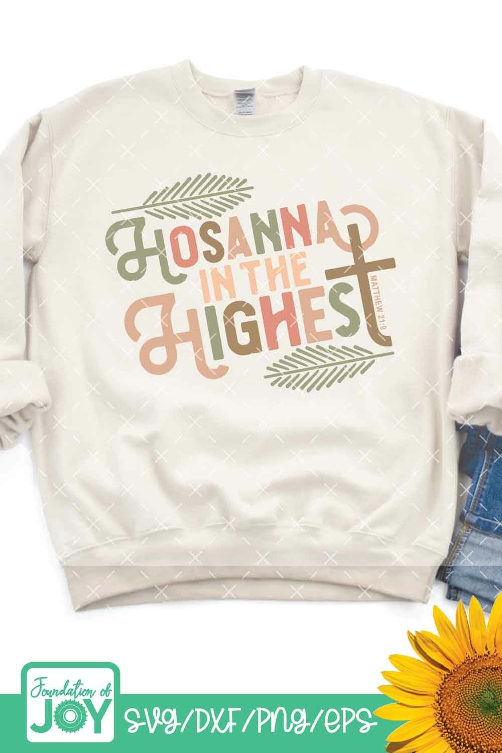 Hosanna in the Highest, Christian Easter Png, He is Risen