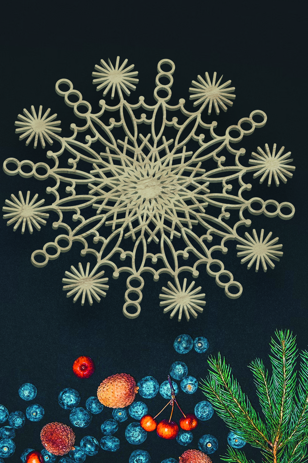 Christmas Snowflake Cut Template Christmas Snowflake Cut Template