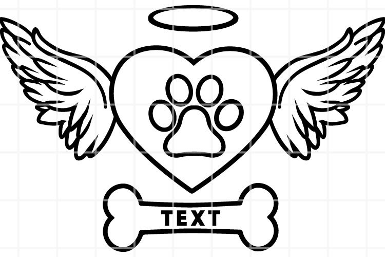 Pet Dog Memorial SVG. Pet Dog Memorial cut file. (1150521)
