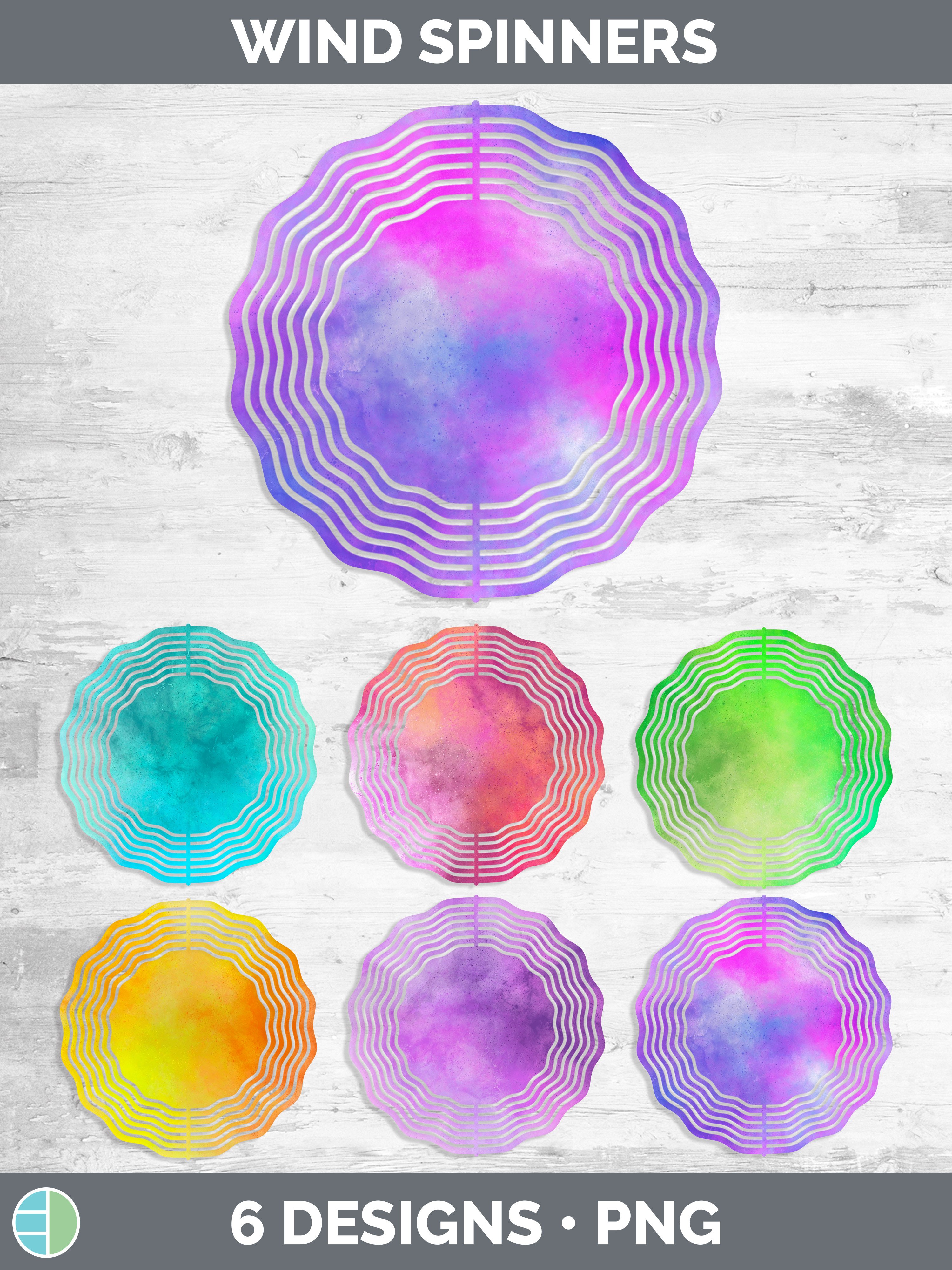 Galaxy Wind Spinner | Sublimation Designs Bundle