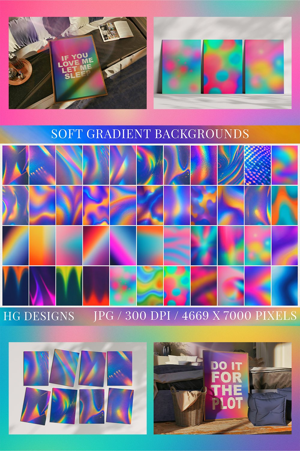 Very Bad Gradient Soft Gradient Jpg Background Set