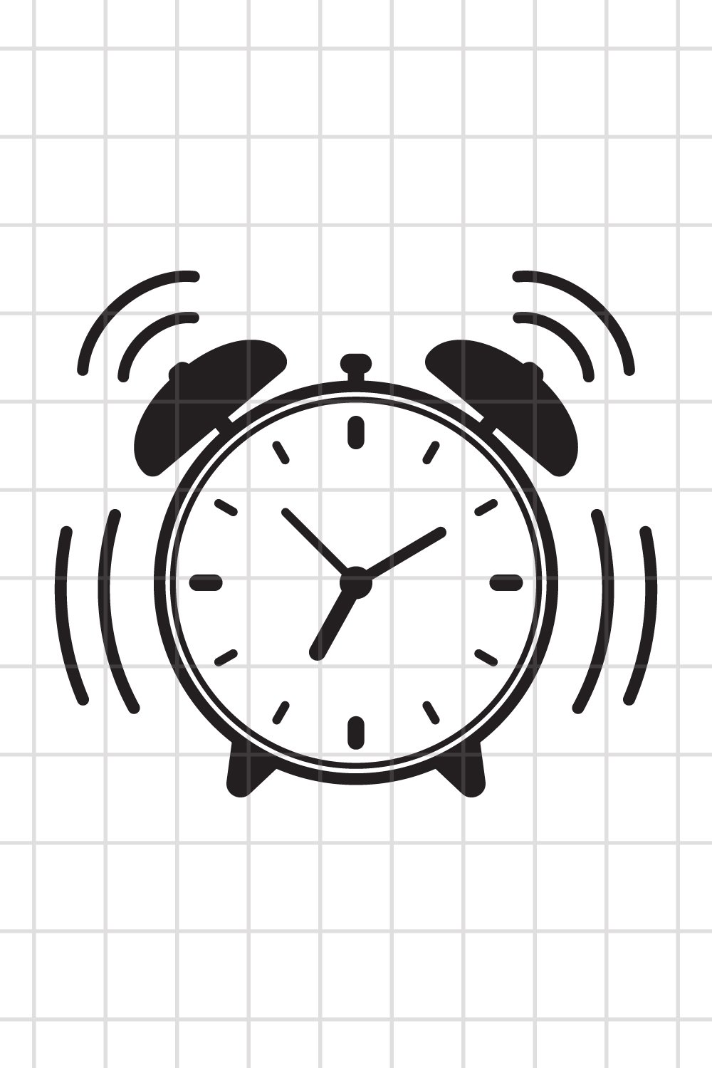 Ringing alarm clock icon (2493776)