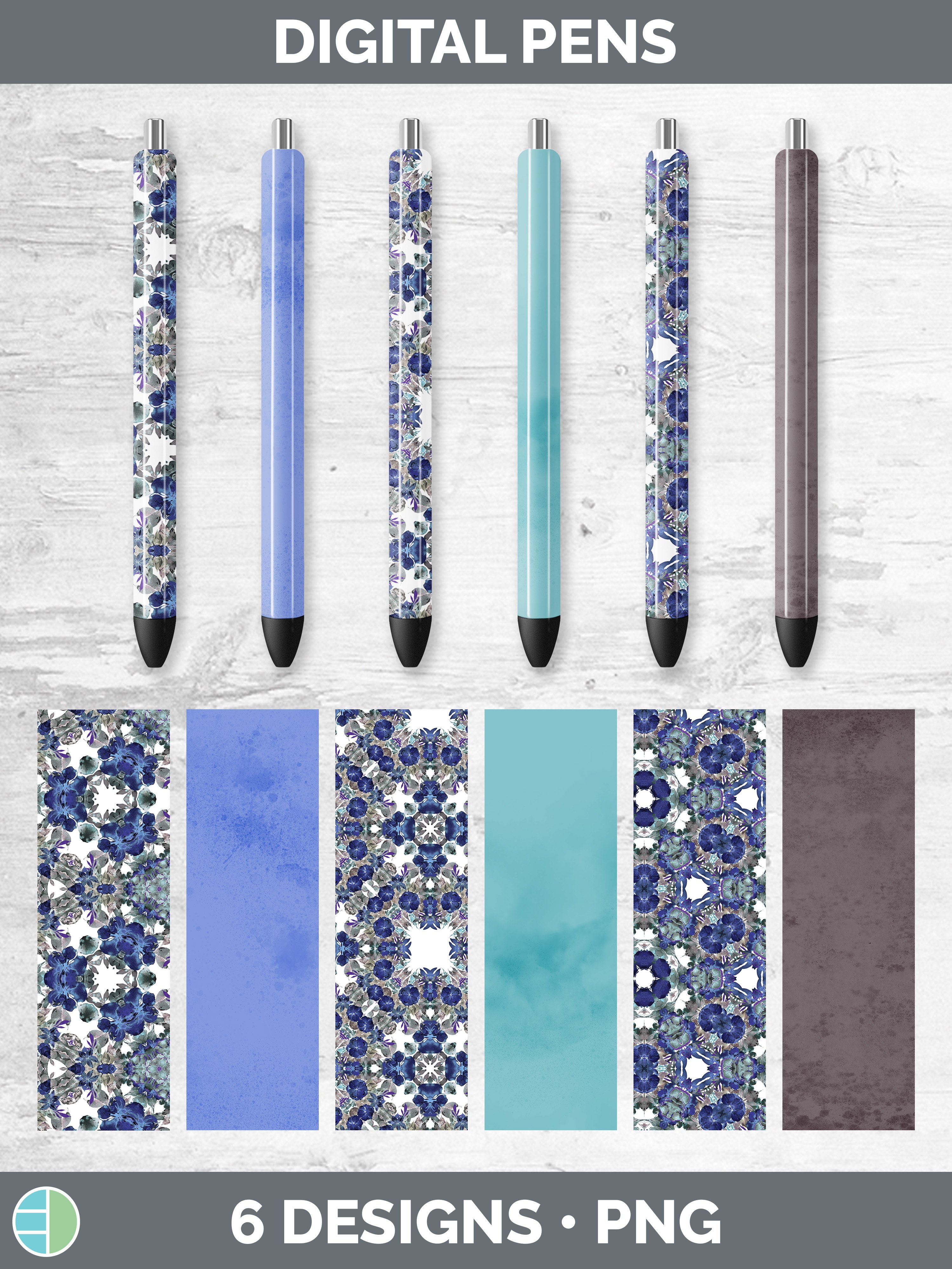 Ornate Pen Wraps | Epoxy Sublimation Bundle