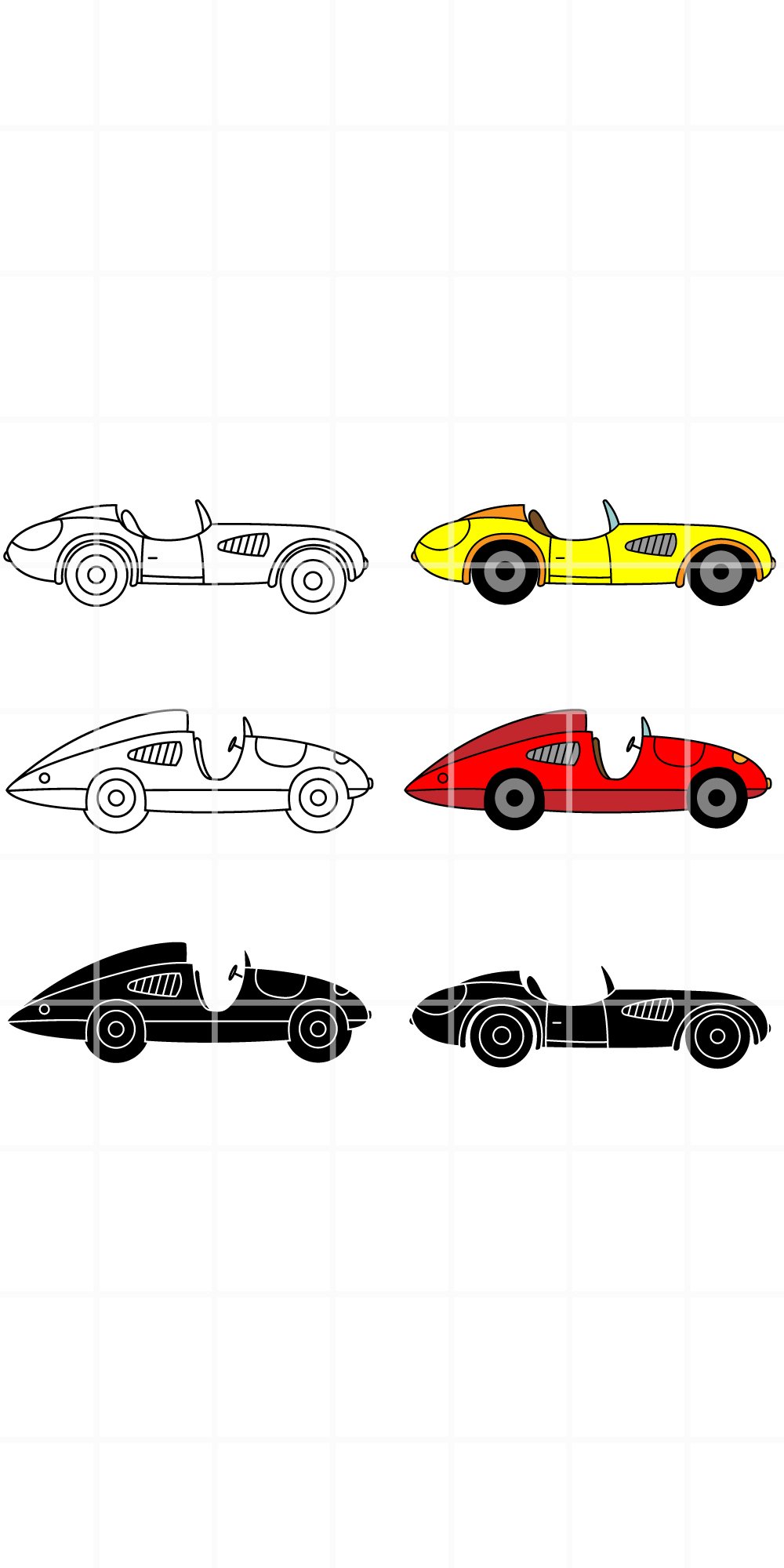 Racing car SVG. Racing car png. Racing car clipart, cut file