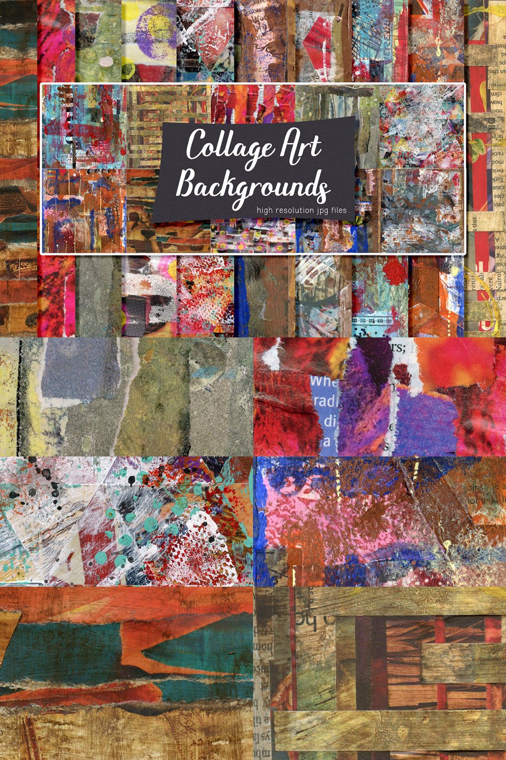 Collage Art Backgrounds (517622)