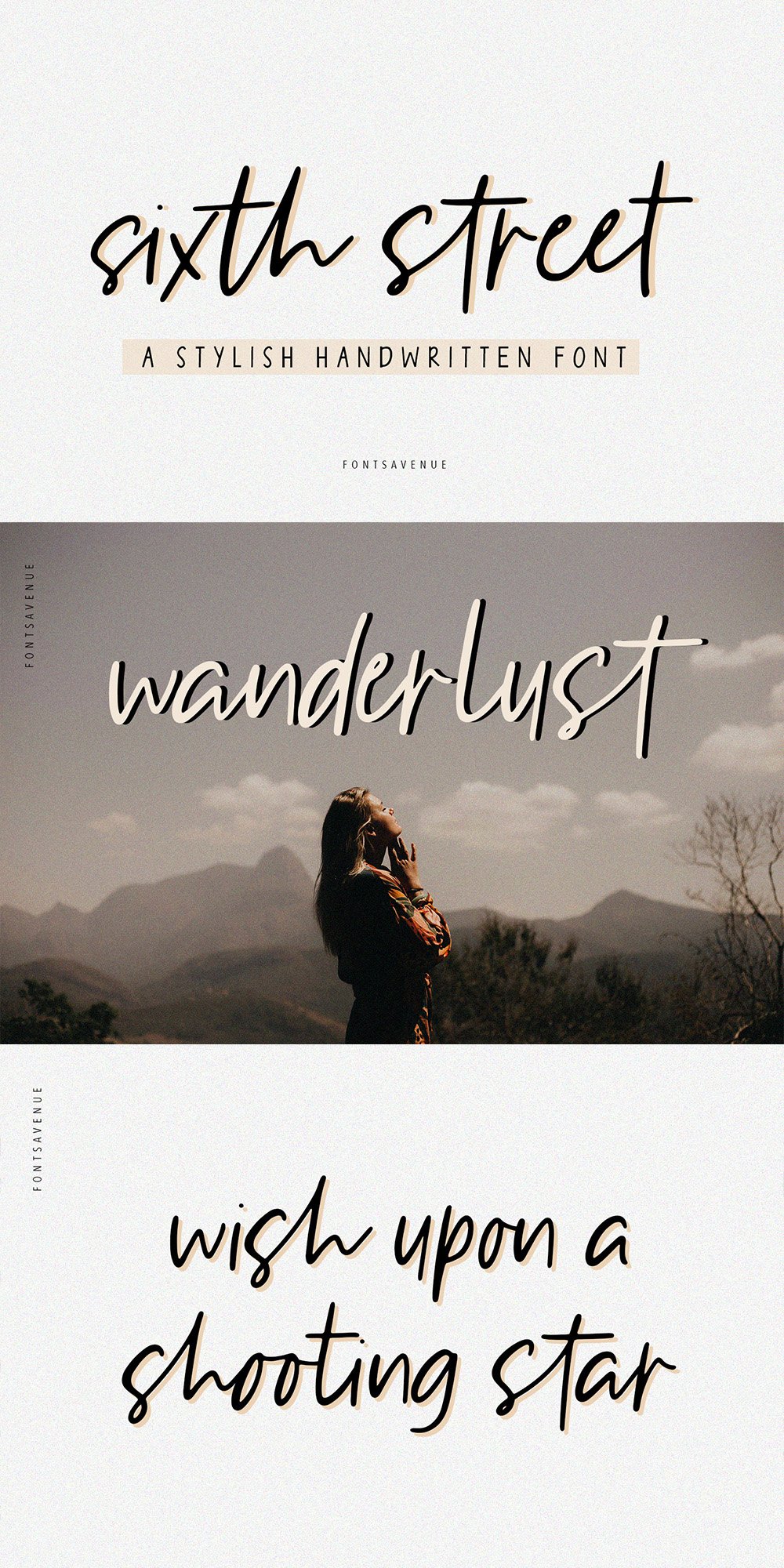 Sixth Street | Handwritten Script Font