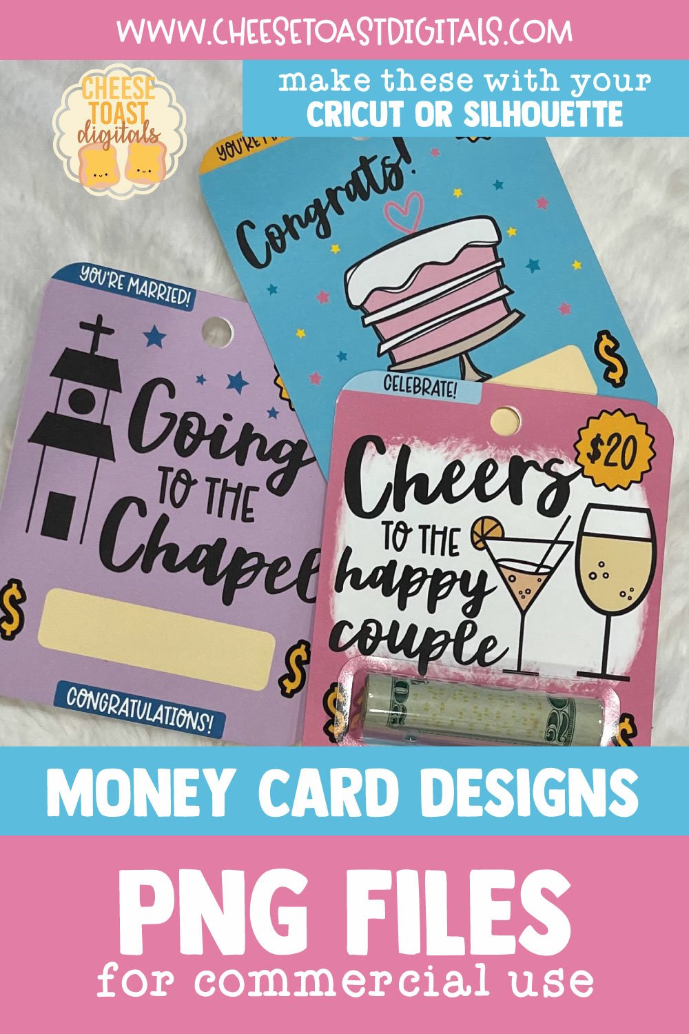 Wedding Money Card PNG Designs | Printable Wedding Gift
