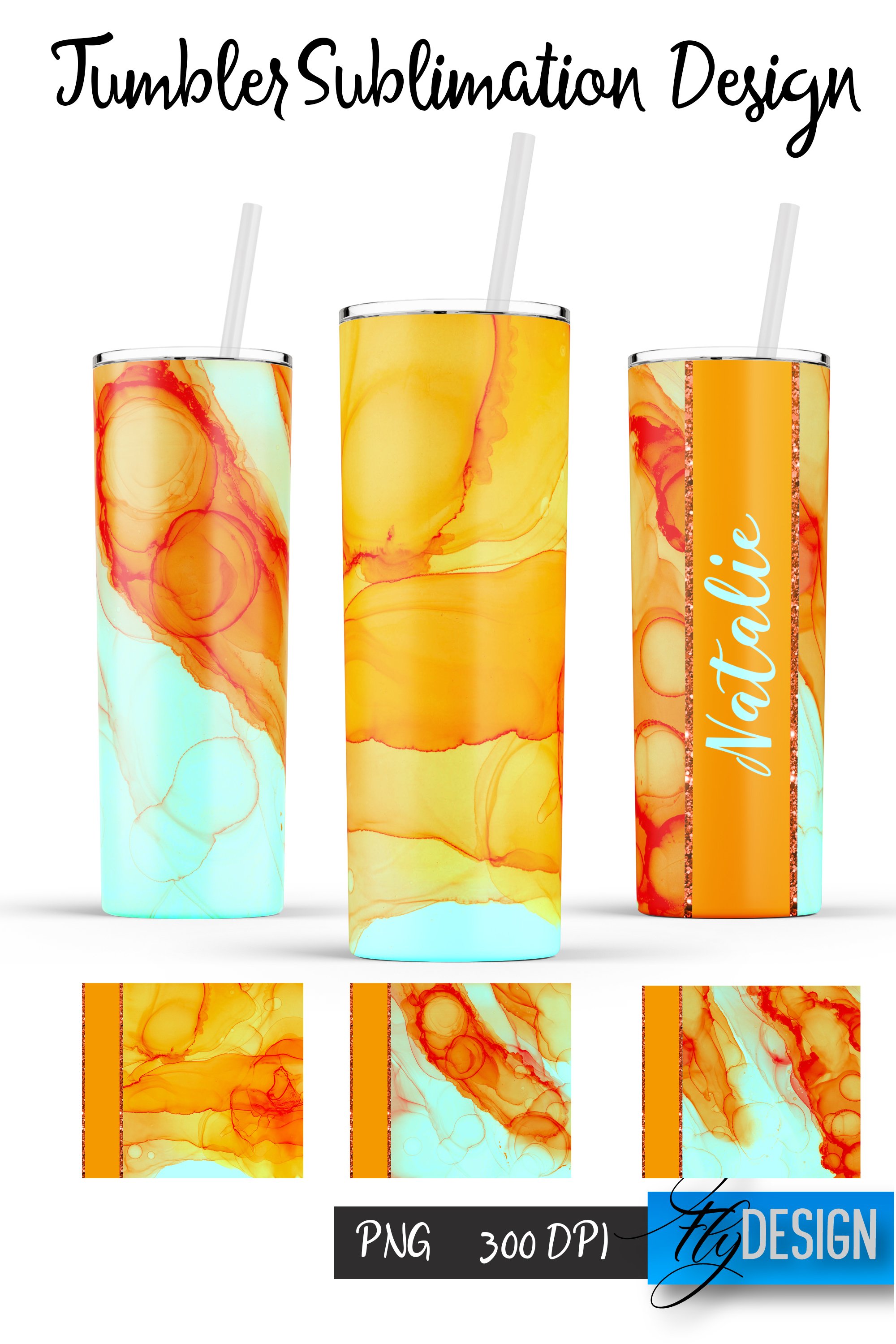 Epoxy Tumbler. Watercolour Tumbler. Alcohol ink Tumbler.