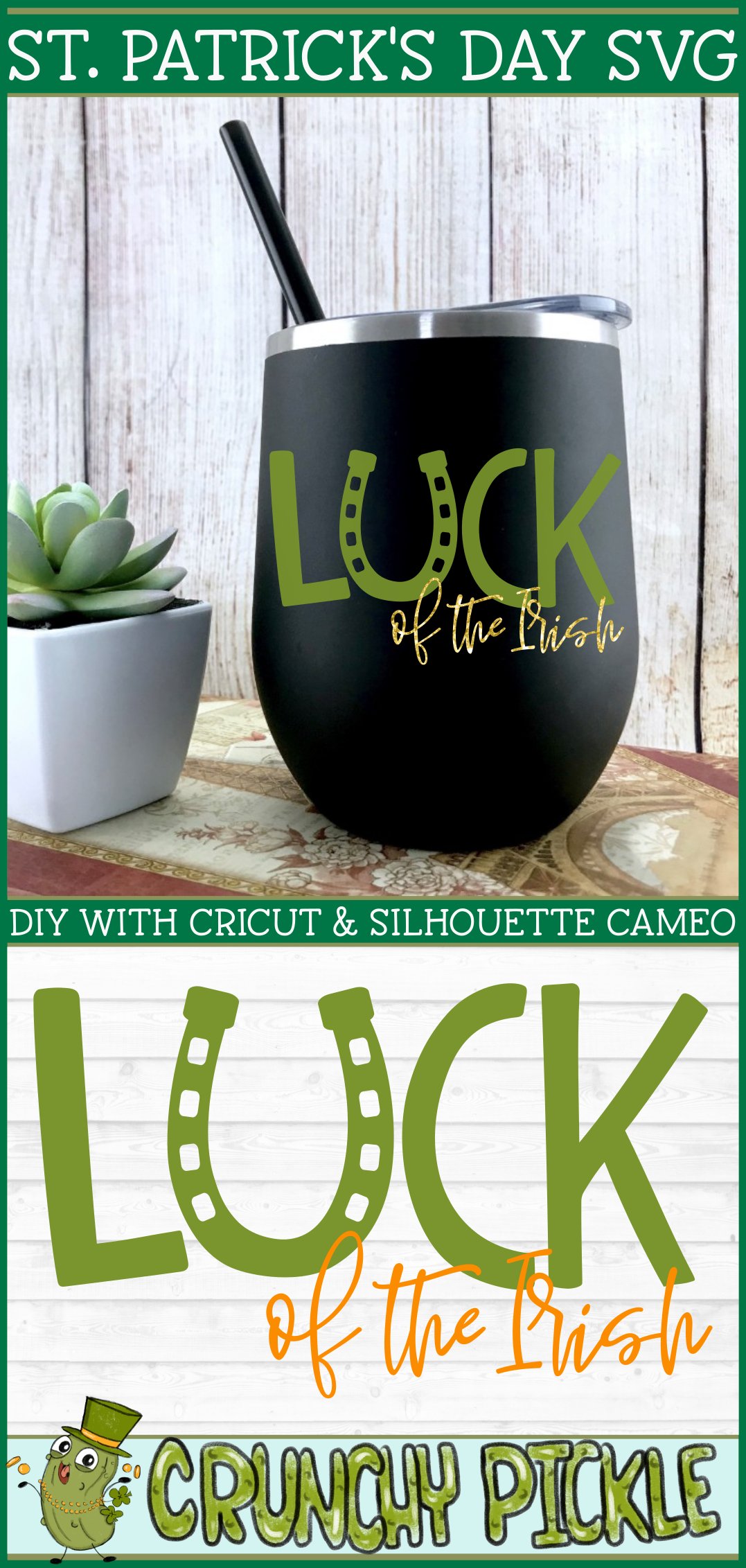 Luck of the Irish St Patrick's Day SVG File