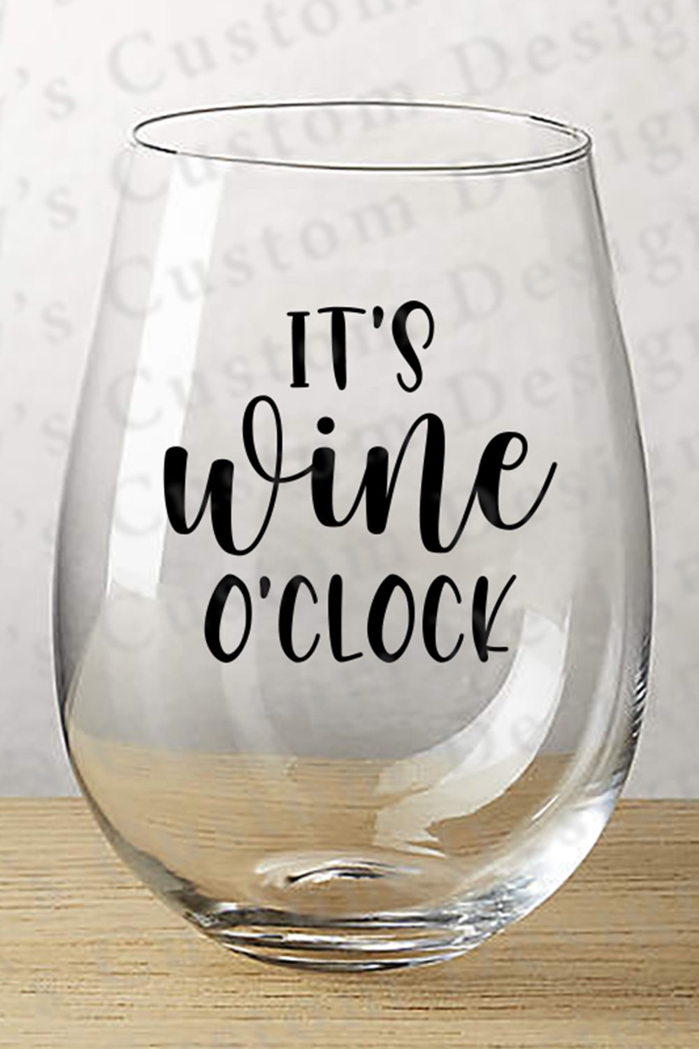 It's Wine Oclock - SVG