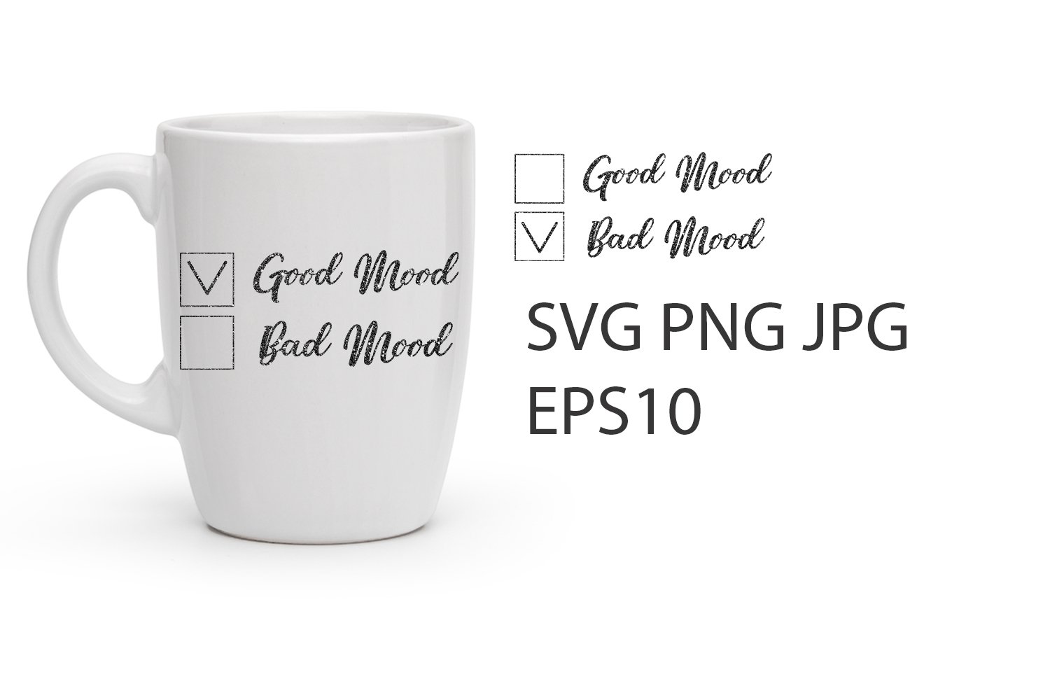 Svg - Good Mood And Bad Mood
