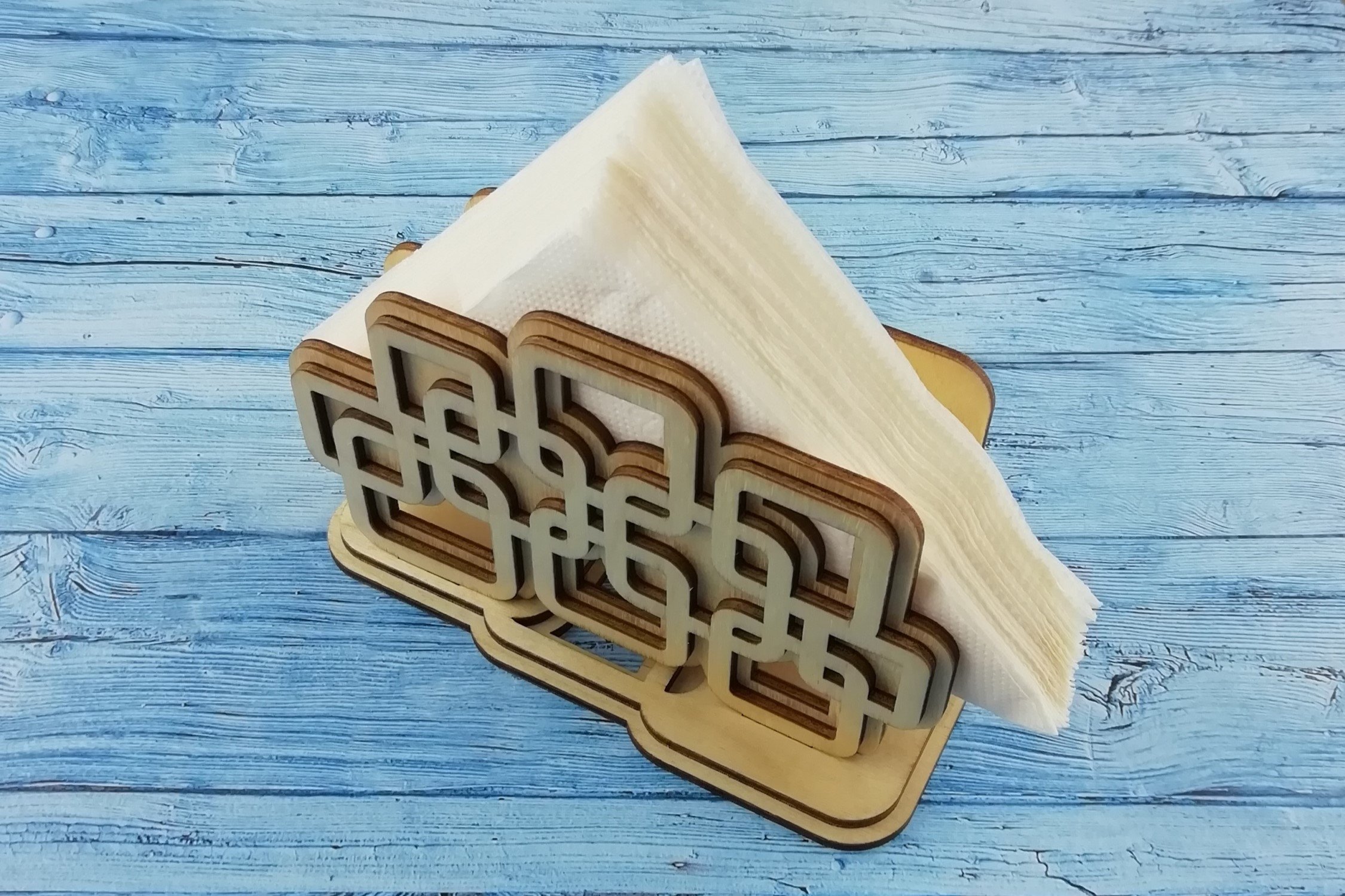 Napkin holder, Laser cut files CNC, Napkin holder (757911)
