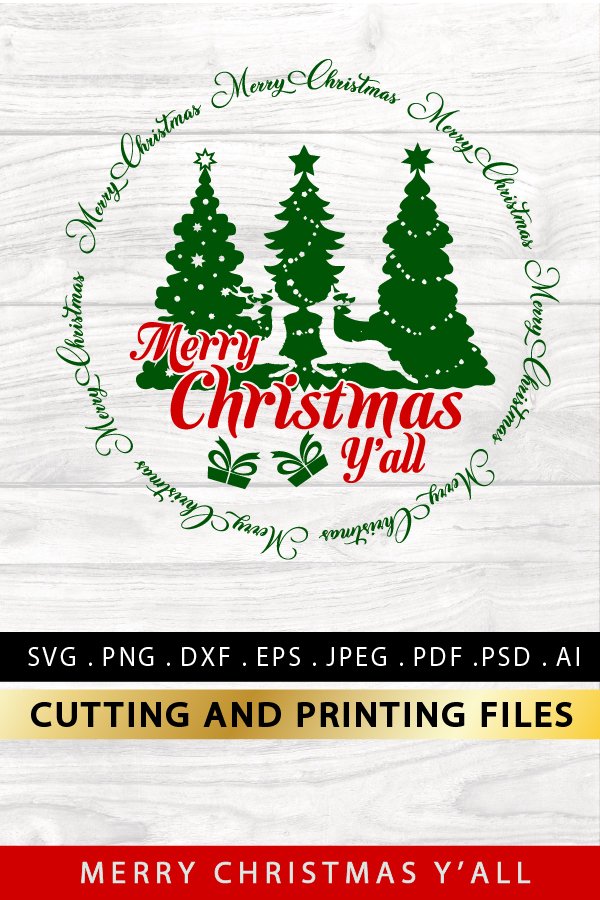 Christmas SVG PNG EPS DXF Files For Cutting and (735927)