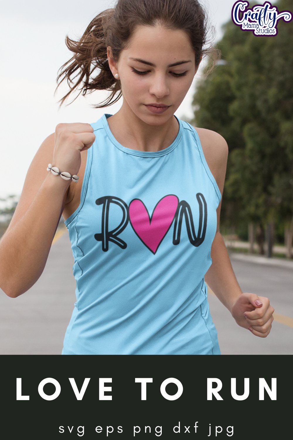Love To Run Heart Running Svg Design Cut File
