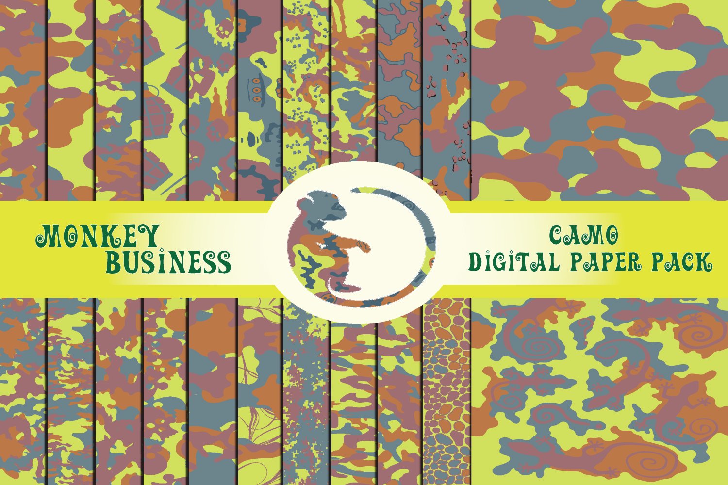 Scrapbook papers, Instant download, Printable files