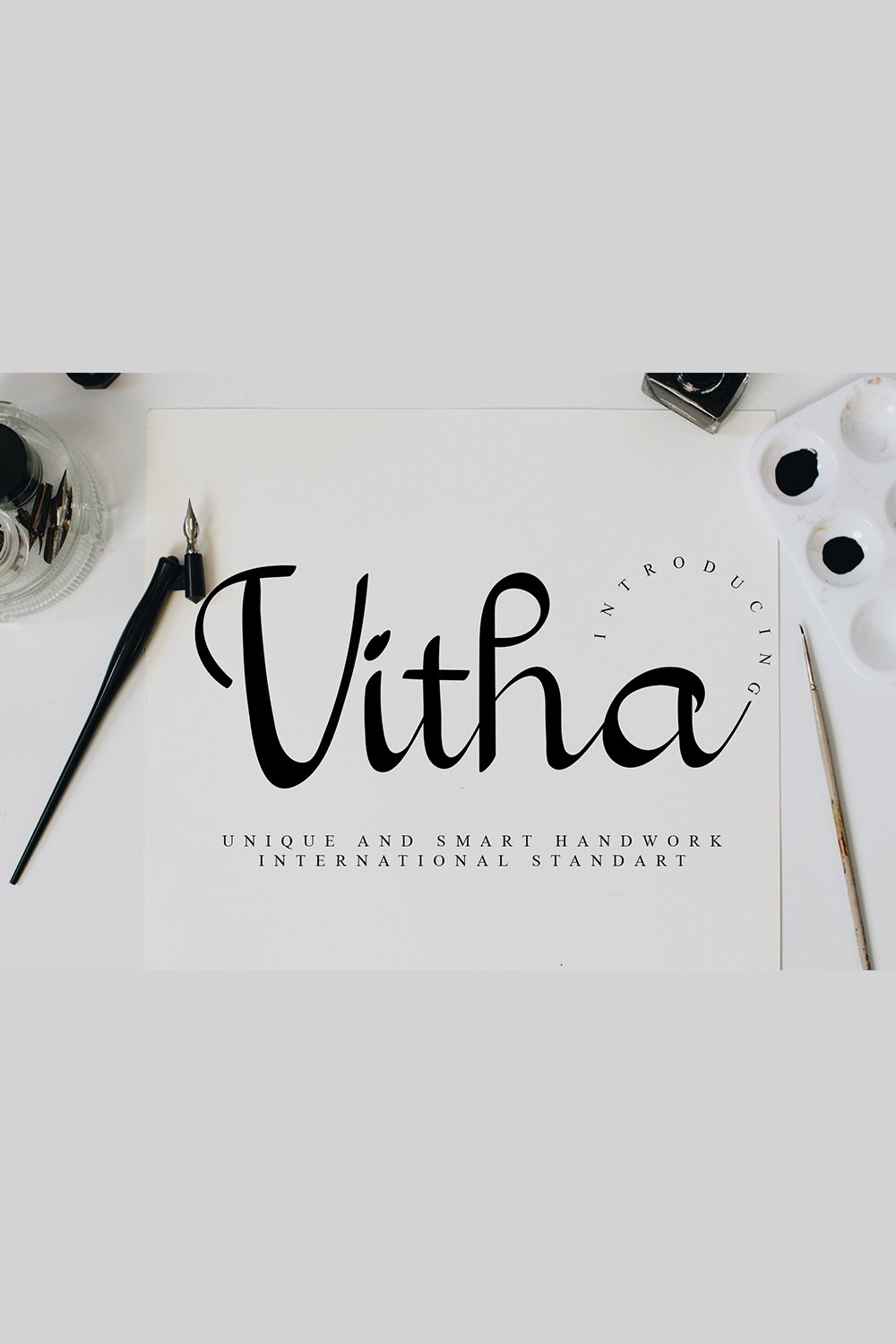 Viata Script Font Vitha Script Font (5139007)