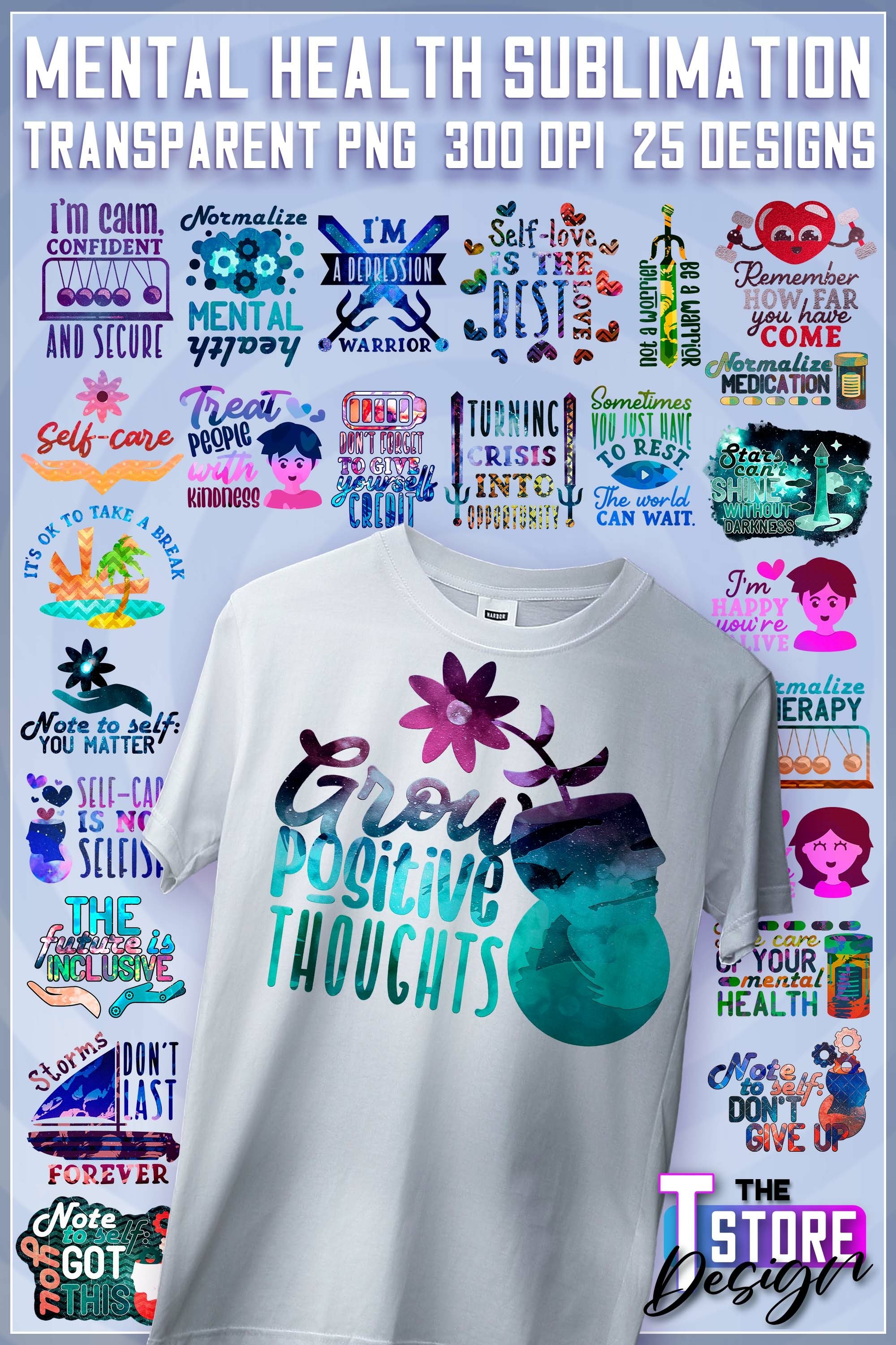 Mental Health Sublimation Bundle |Mental Healt (2492024)