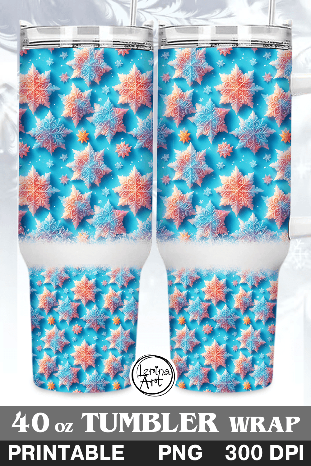 Christmas 40 oz Tumbler Wrap