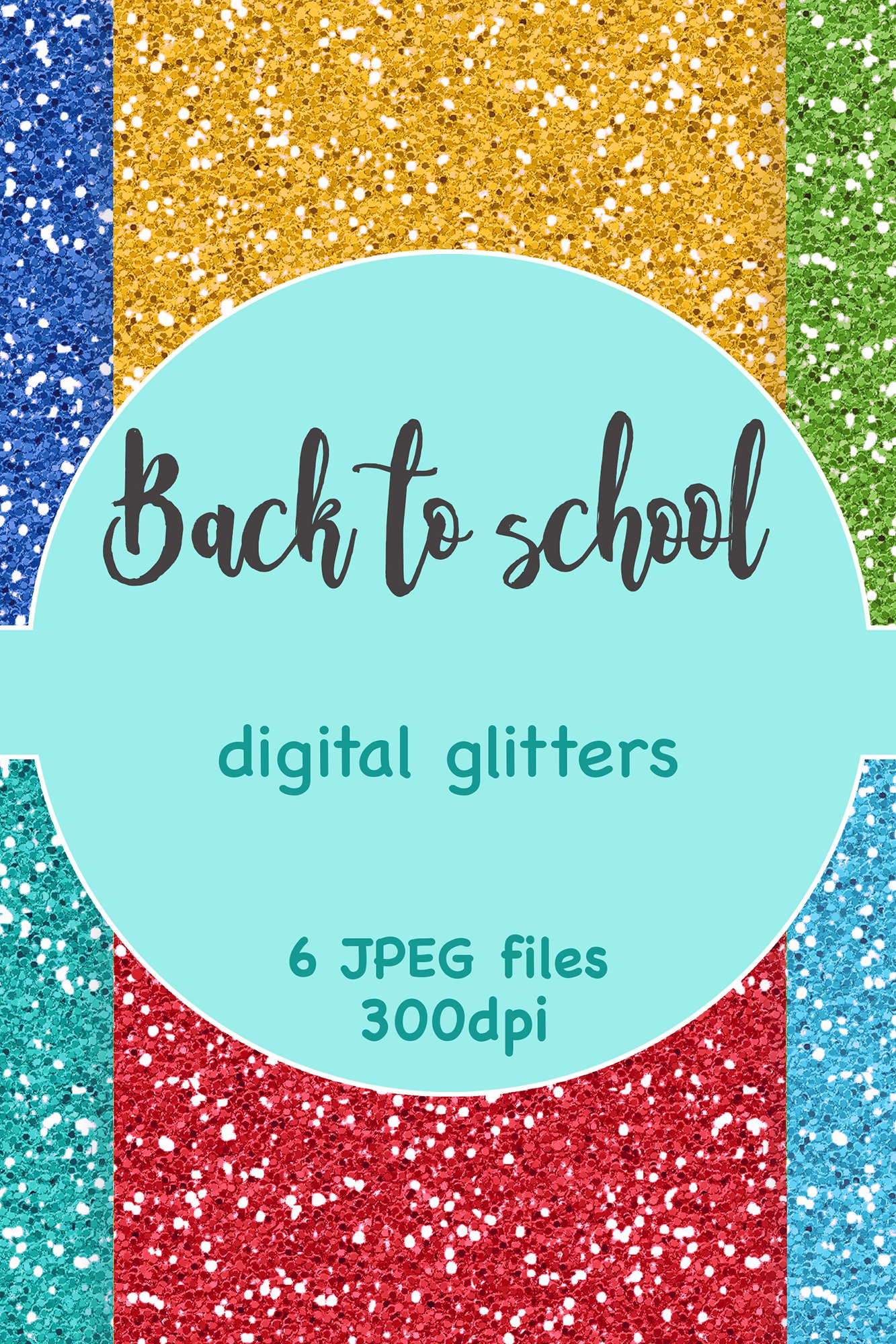 School Glitter | Bright Glitter Background